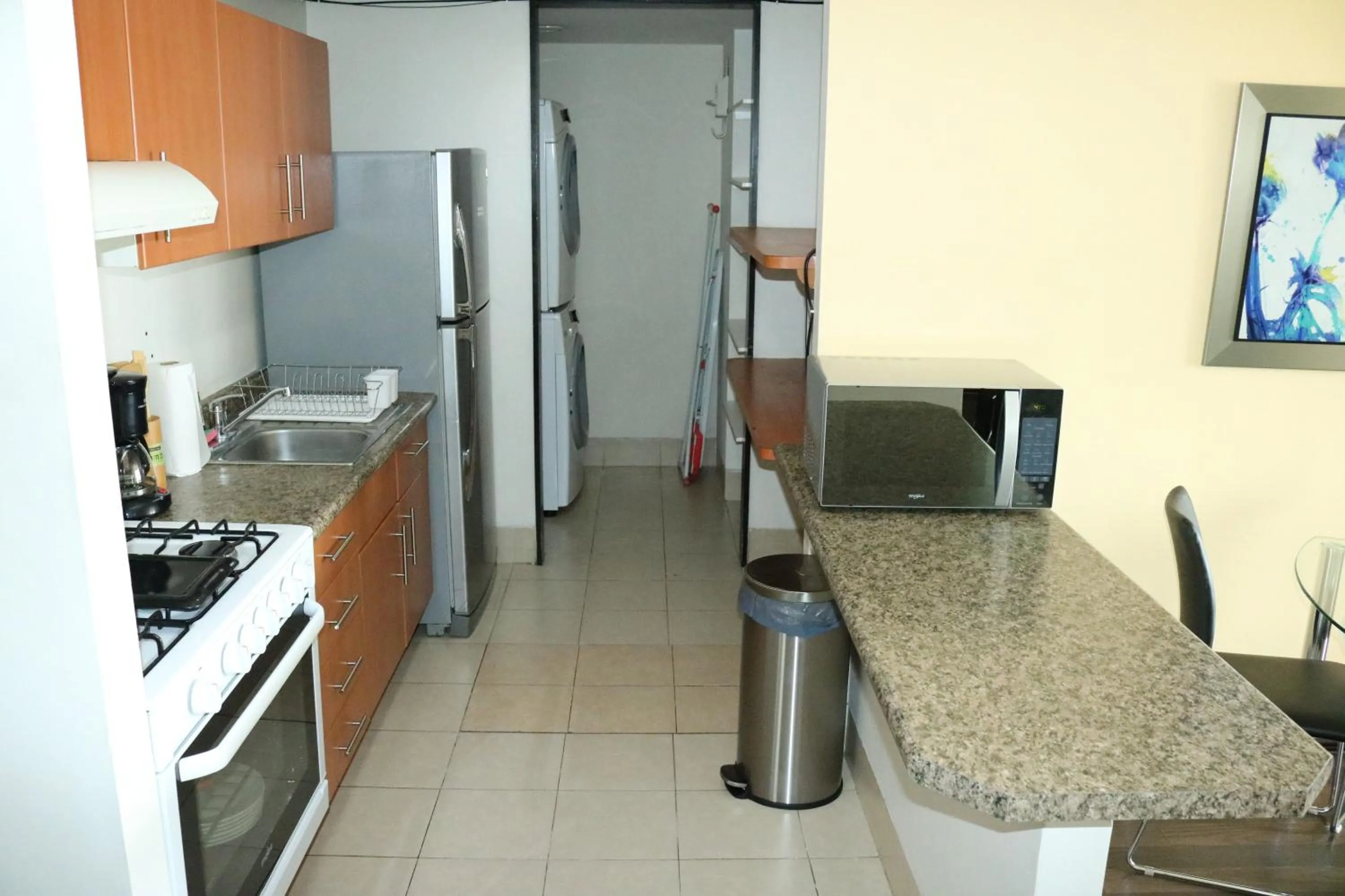 Kitchen or kitchenette in Puerta Alameda Suites México