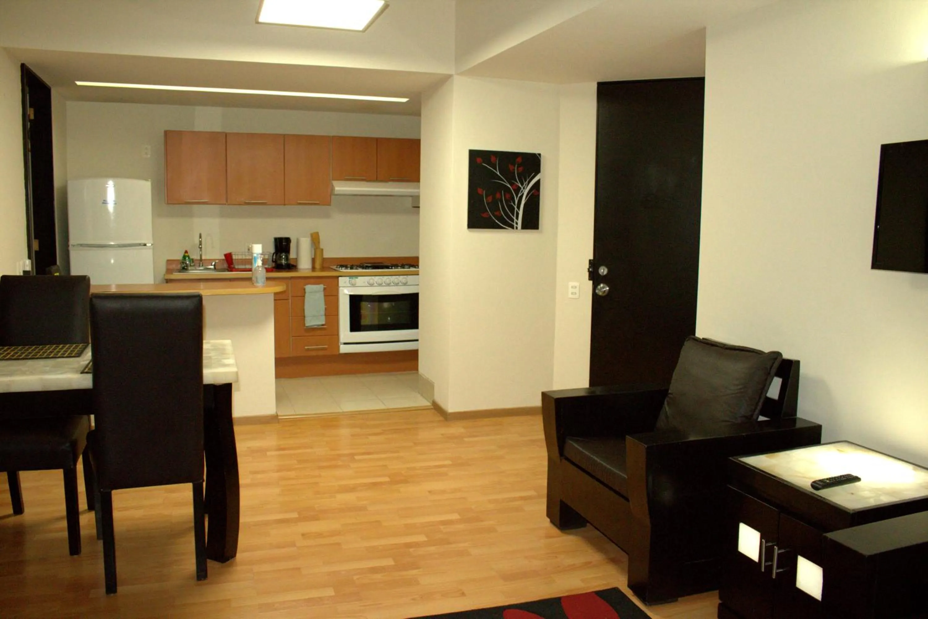 Communal lounge/ TV room in Puerta Alameda Suites México