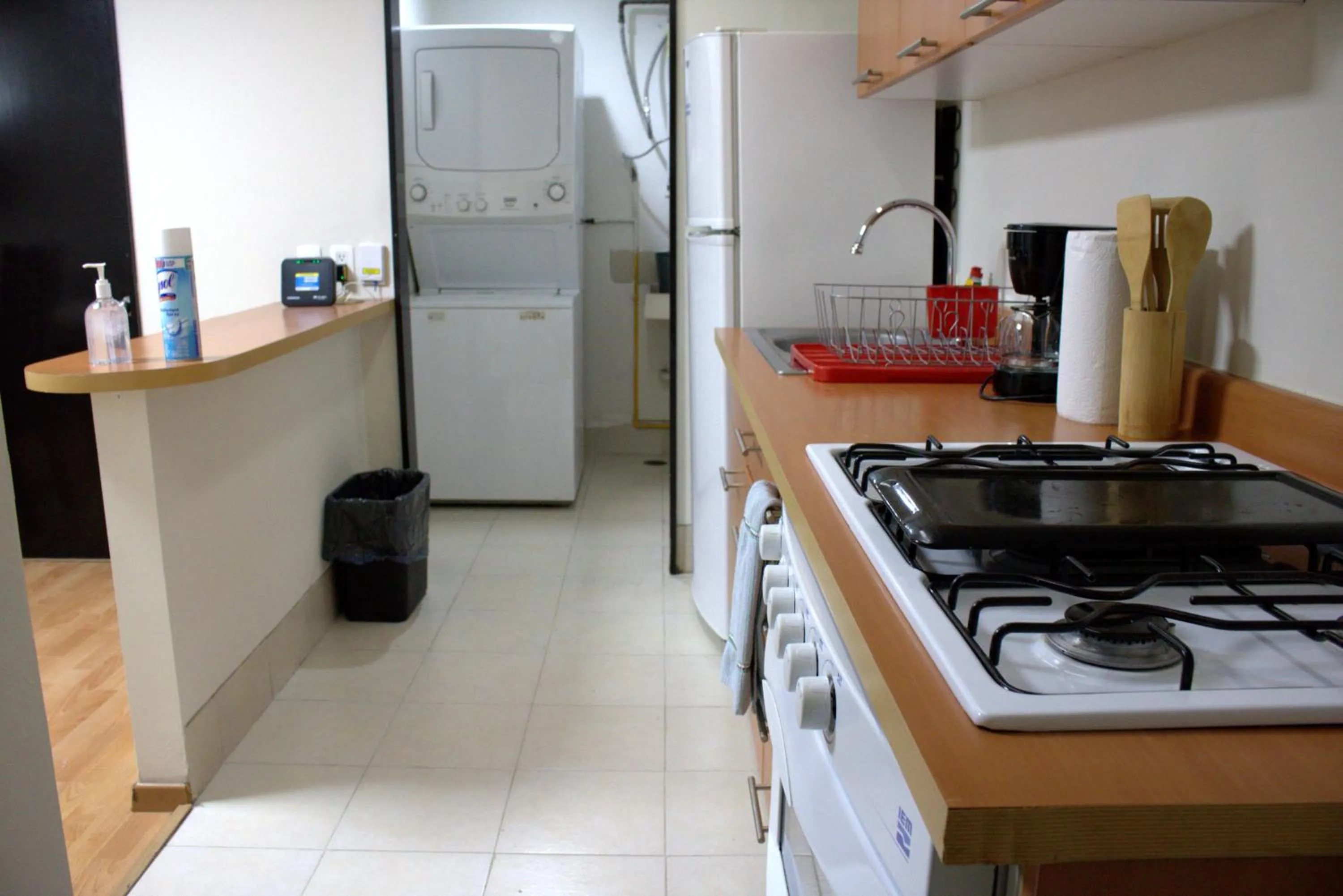 Kitchen or kitchenette in Puerta Alameda Suites México