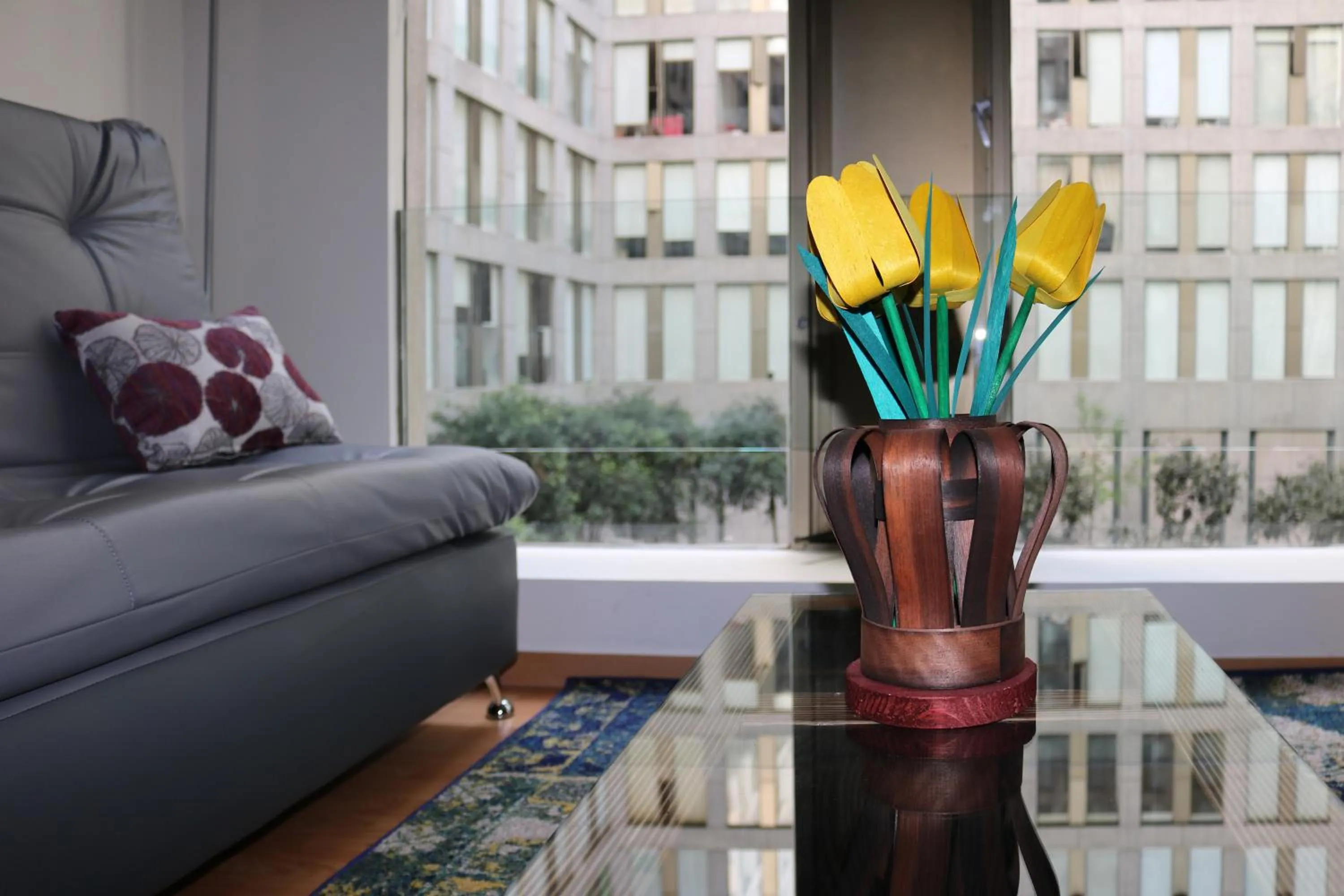 Decorative detail in Puerta Alameda Suites México