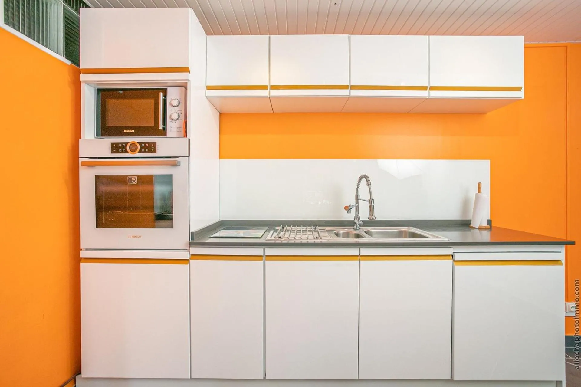 Kitchen or kitchenette in Le Brin d'Amour Apartment