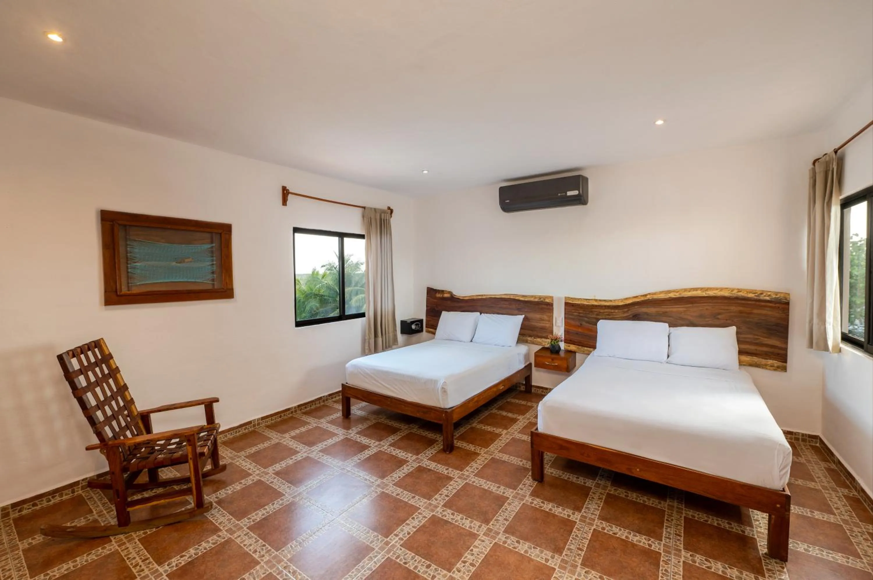 Bed in Hotel El Perico Marinero