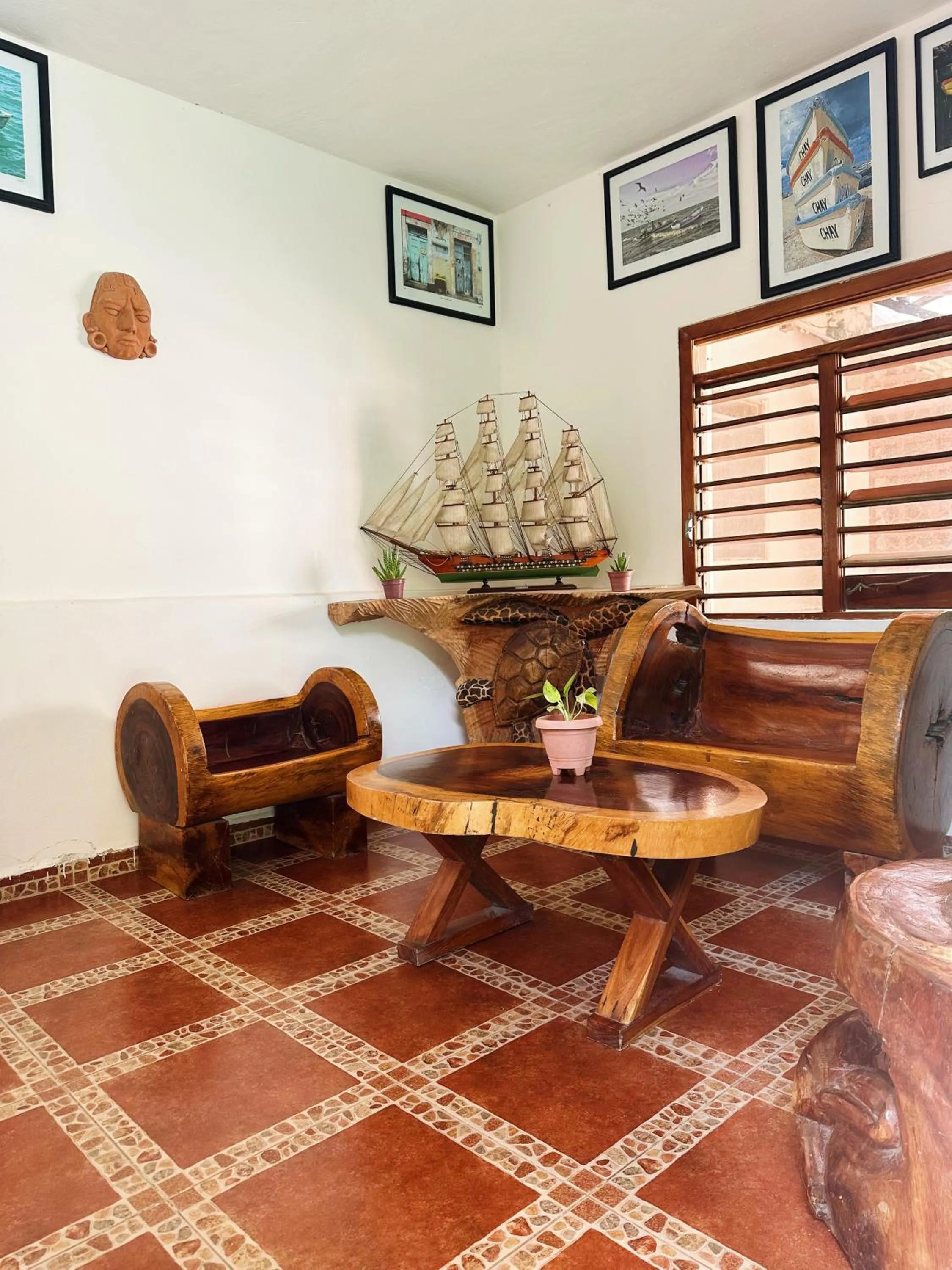 Living room in Hotel El Perico Marinero
