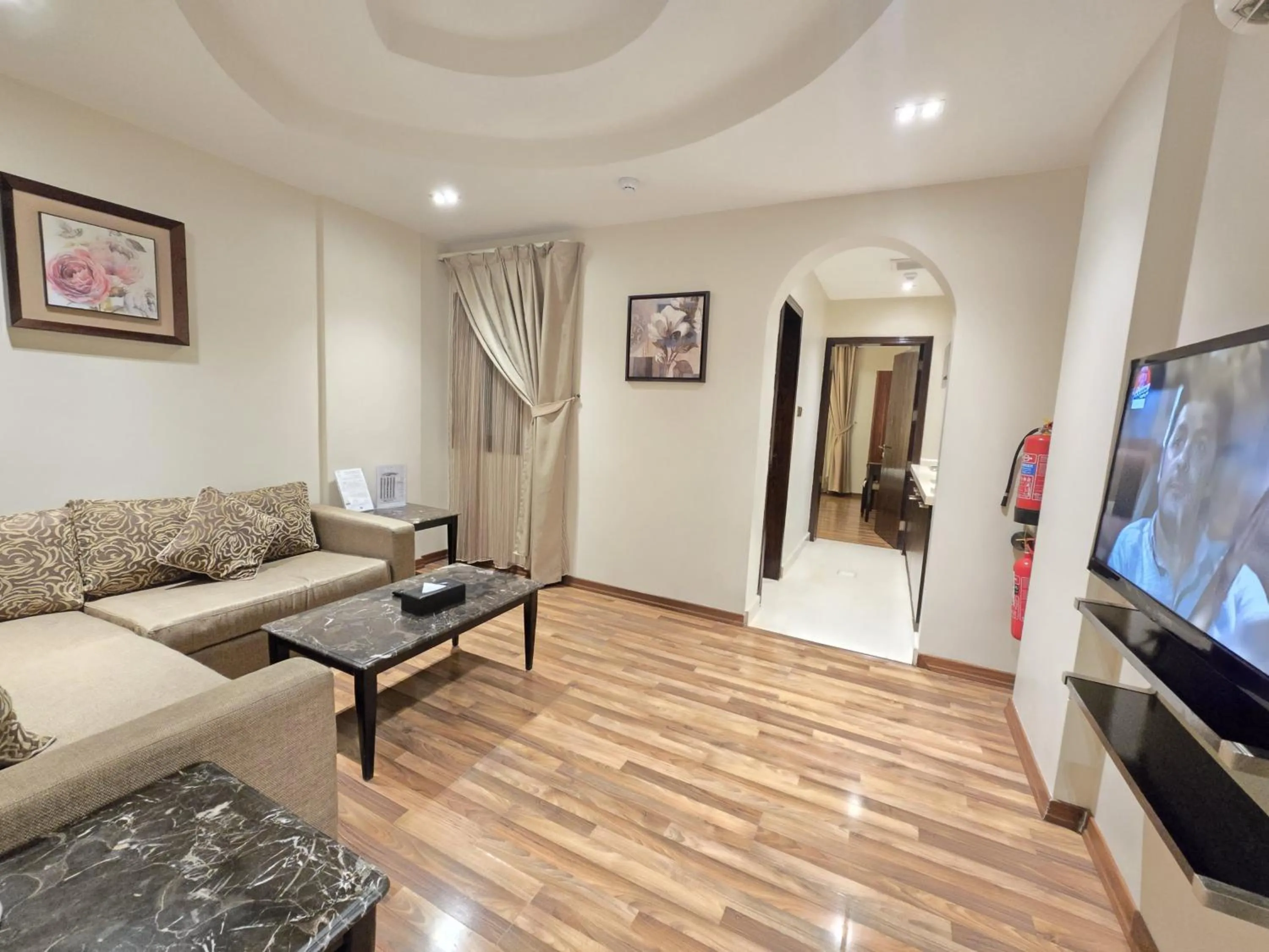 Living room in Aswar Serviced Apartments