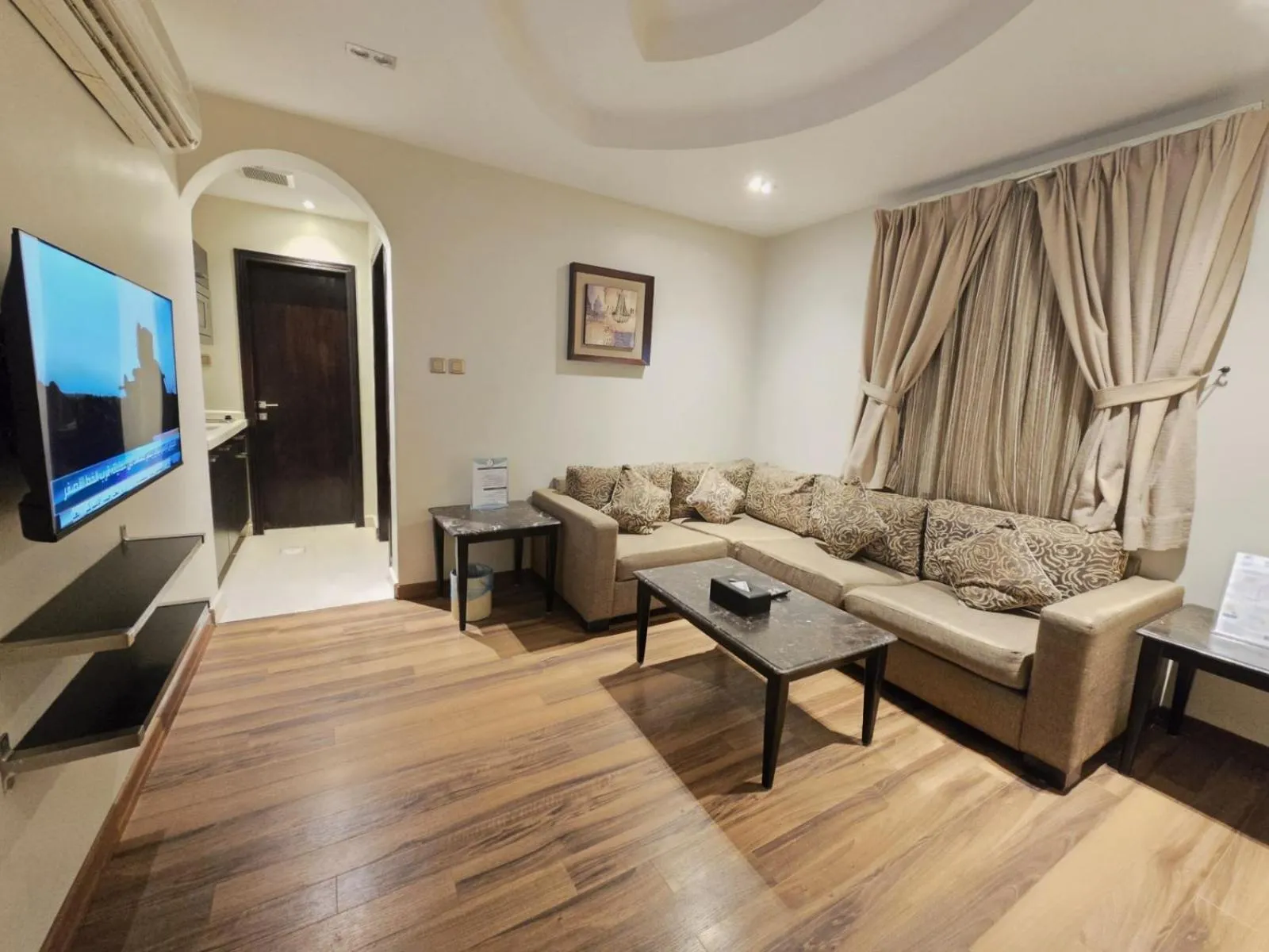 Living room in Aswar Serviced Apartments