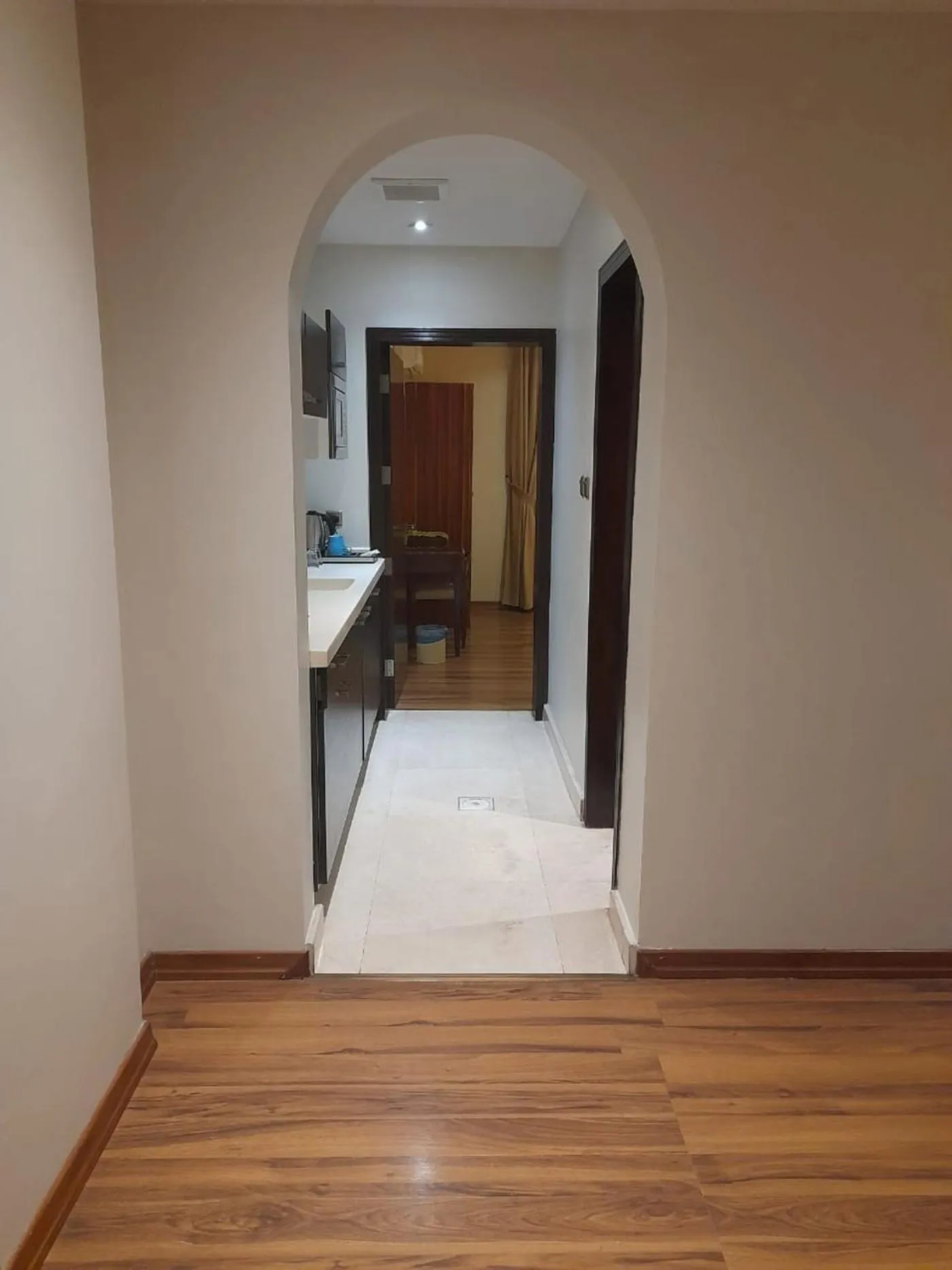 Kitchen or kitchenette in Aswar Serviced Apartments