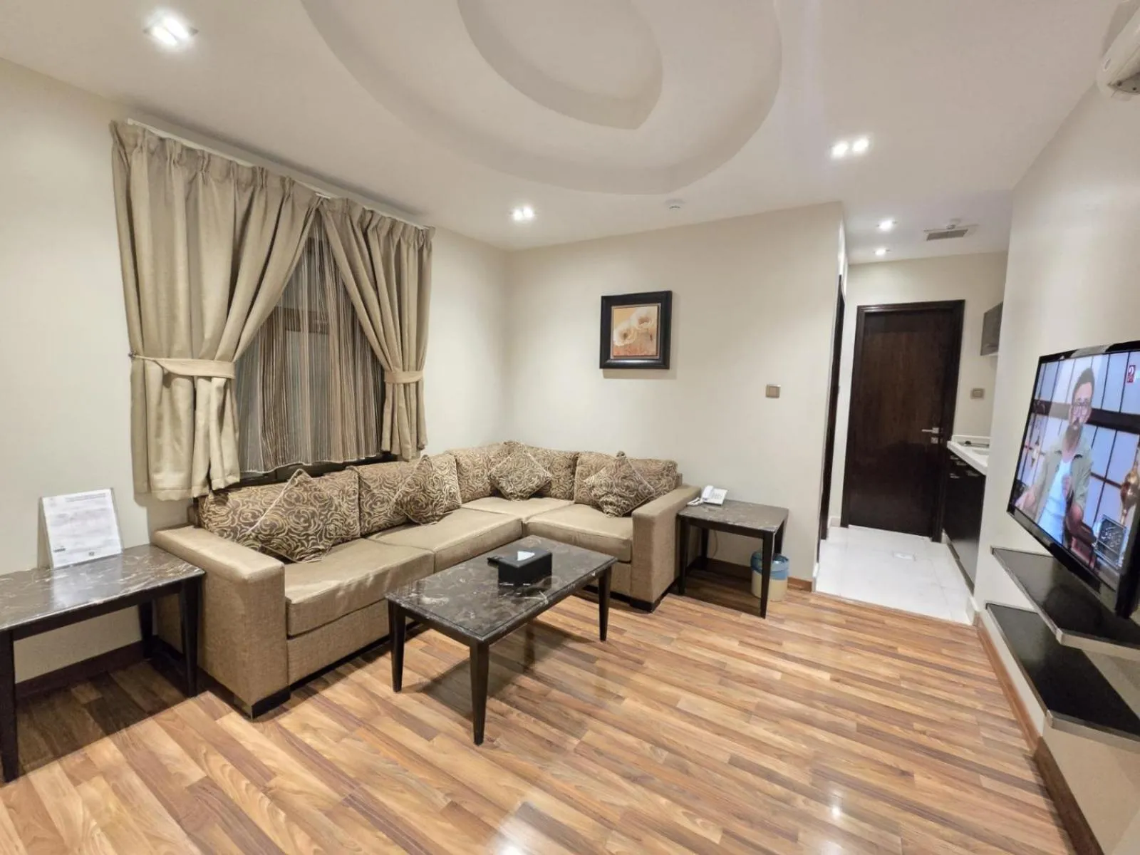 Living room in Aswar Serviced Apartments