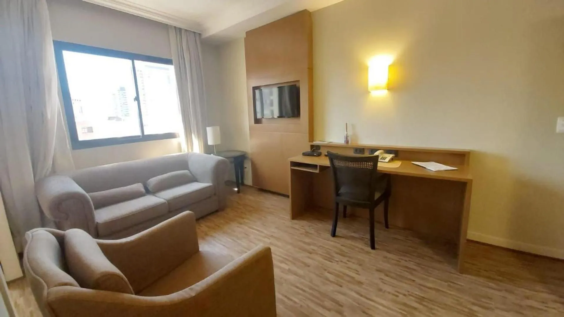 Living room in Charmoso Flat na Vila Oimpia