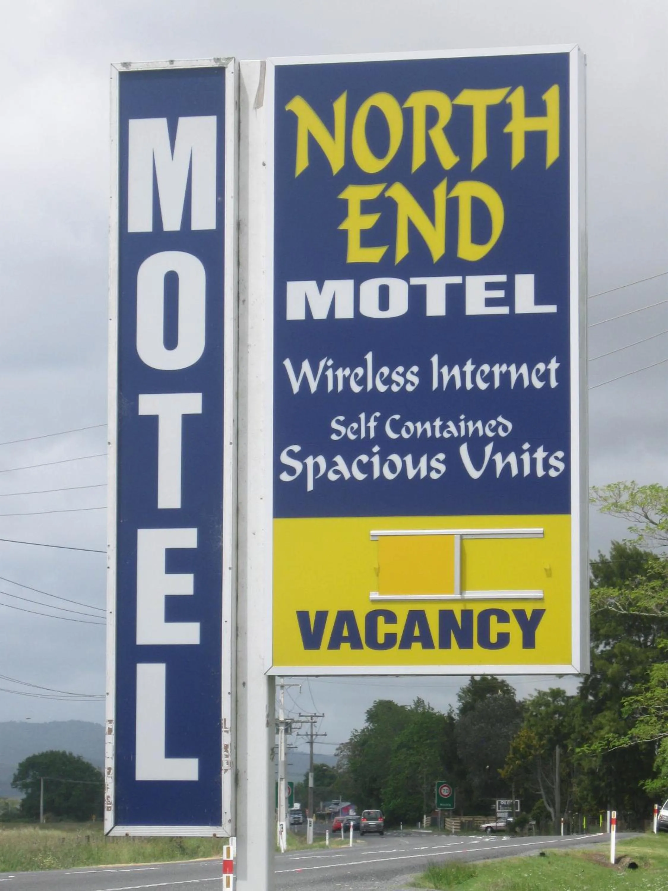 Property logo or sign in North End Motel