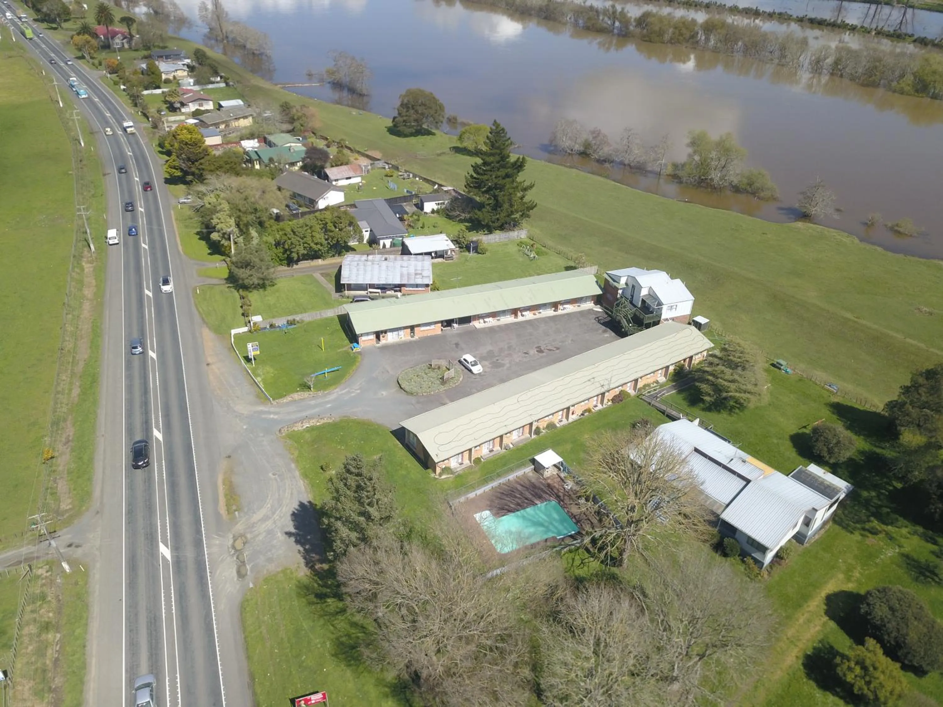 Bird's eye view in North End Motel
