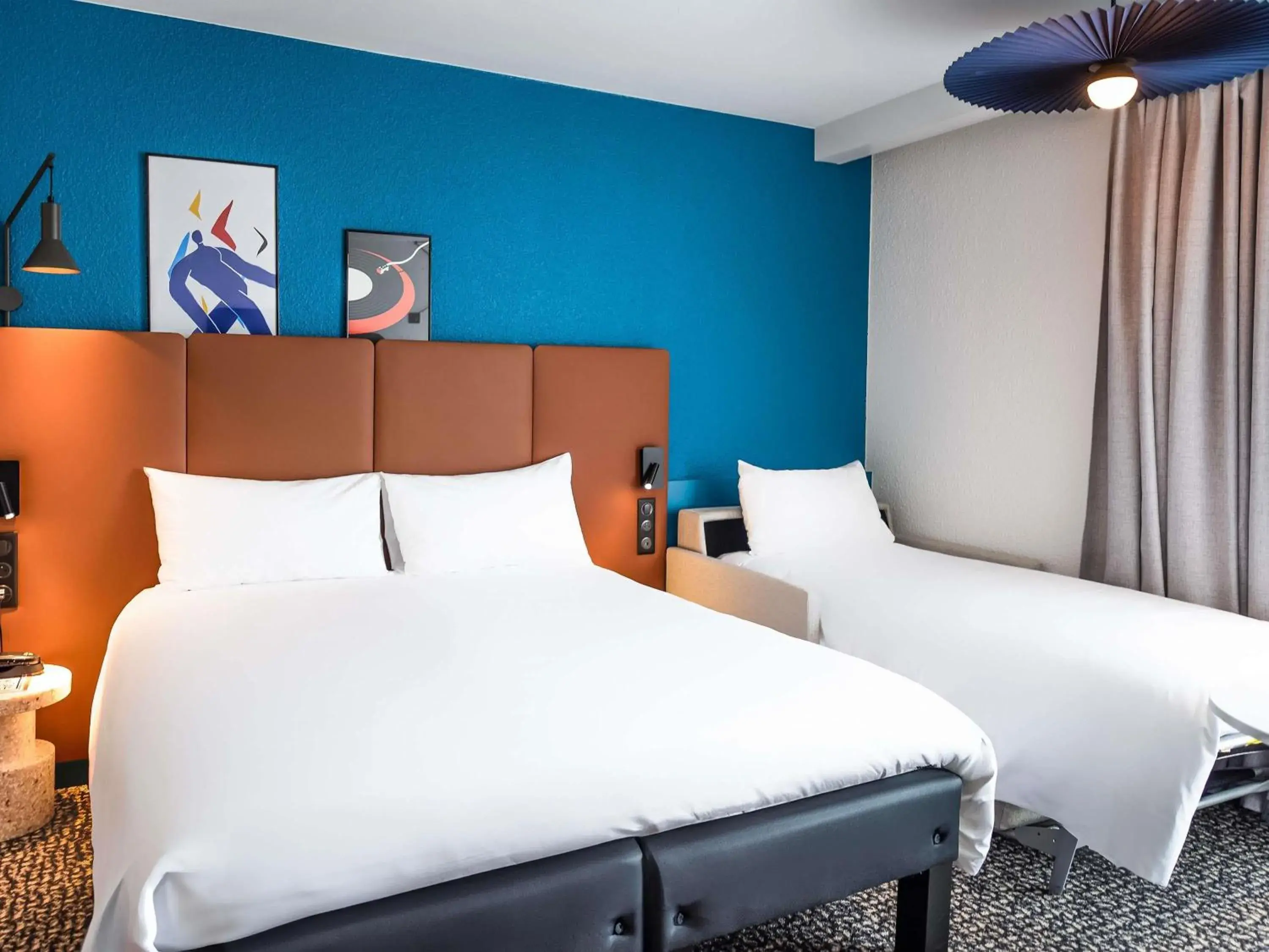 Bedroom, Bed in ibis La Baule Pornichet Plage Bedroom, Bed in ibis La Baule Pornichet Plage