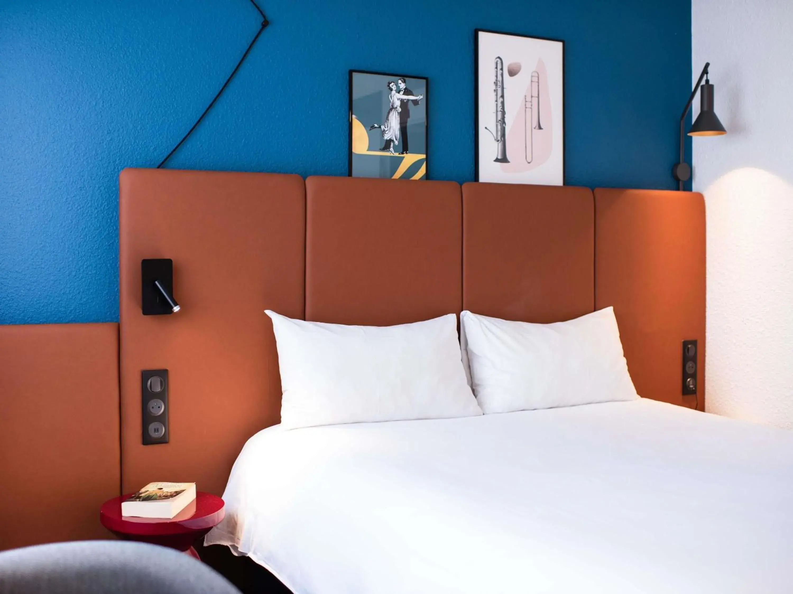 Bedroom, Bed in ibis La Baule Pornichet Plage Bedroom, Bed in ibis La Baule Pornichet Plage