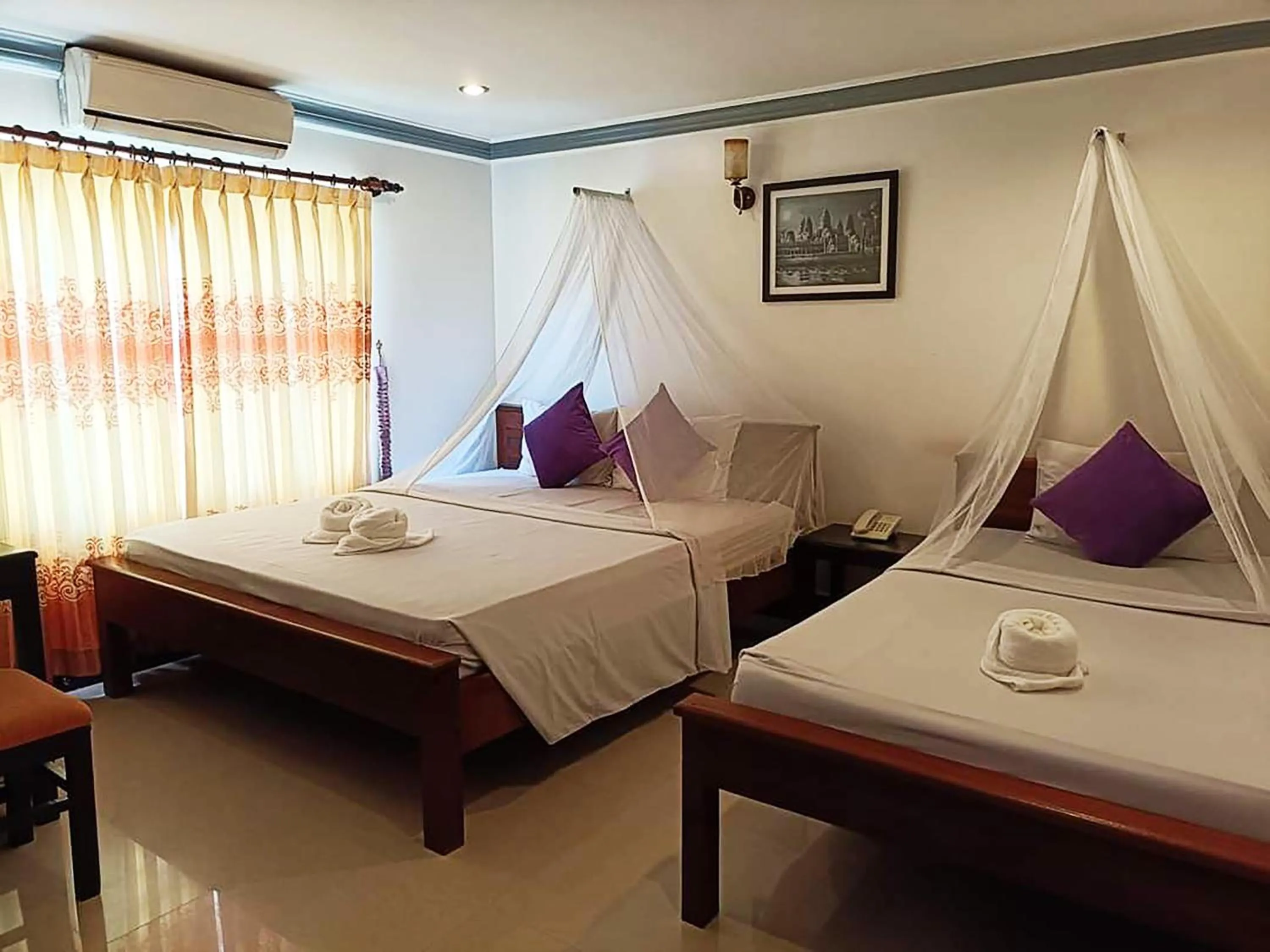 Bedroom, Bed in Parent Heritage Angkor Villa