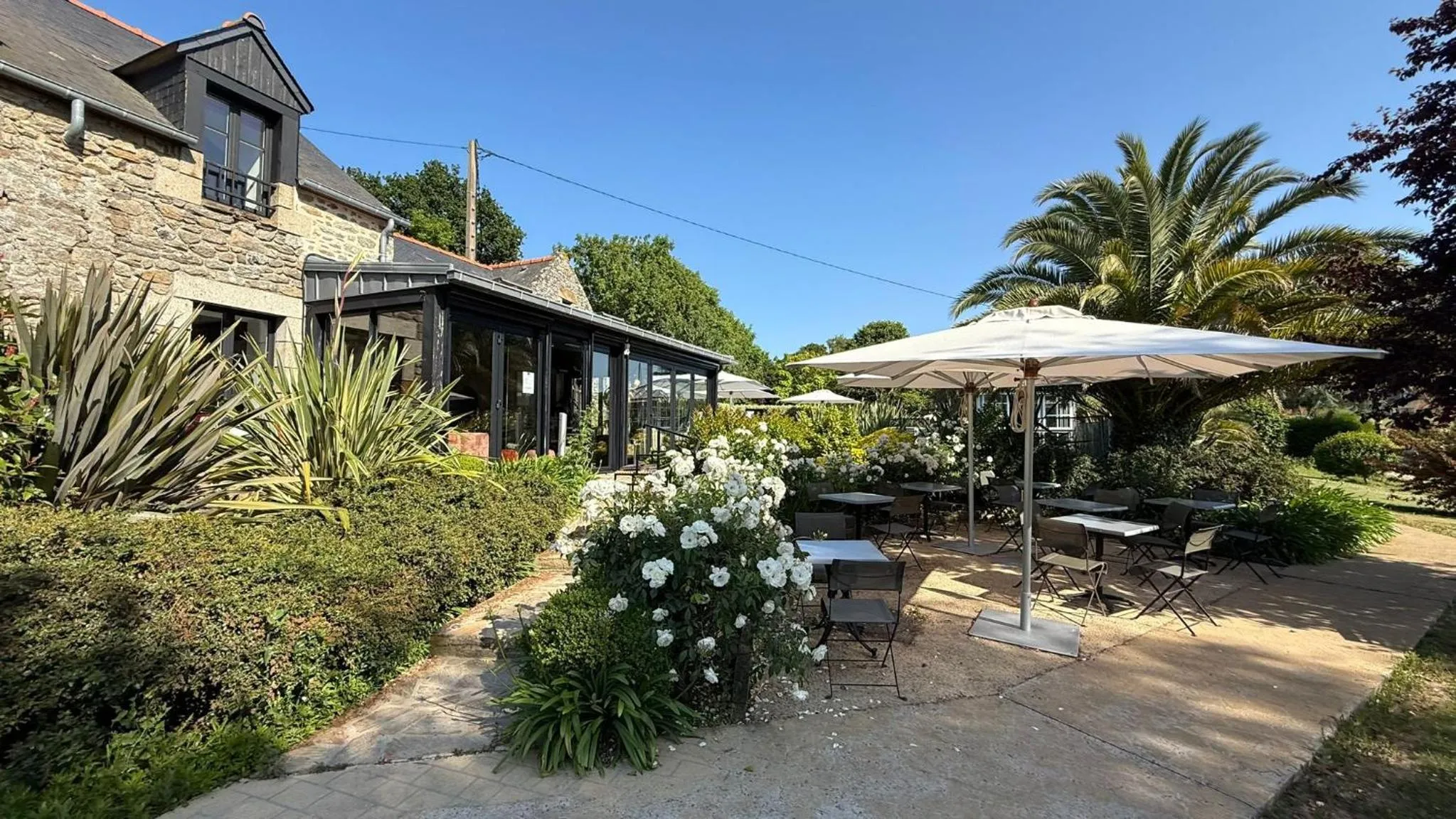 Patio in Manoir Des Douets Fleuris