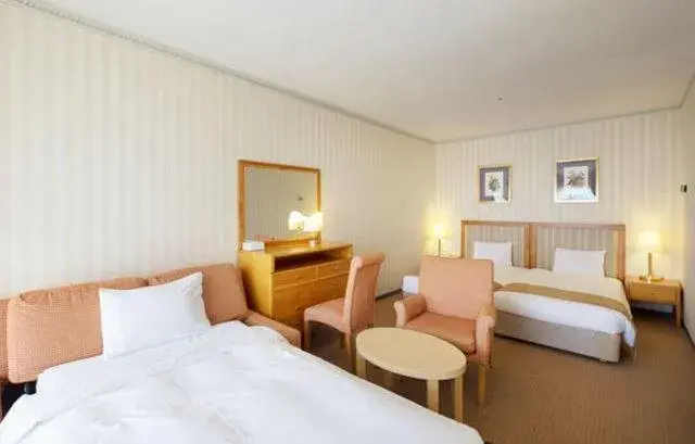 Bed in Wakayama Marina City Hotel Bed in Wakayama Marina City Hotel