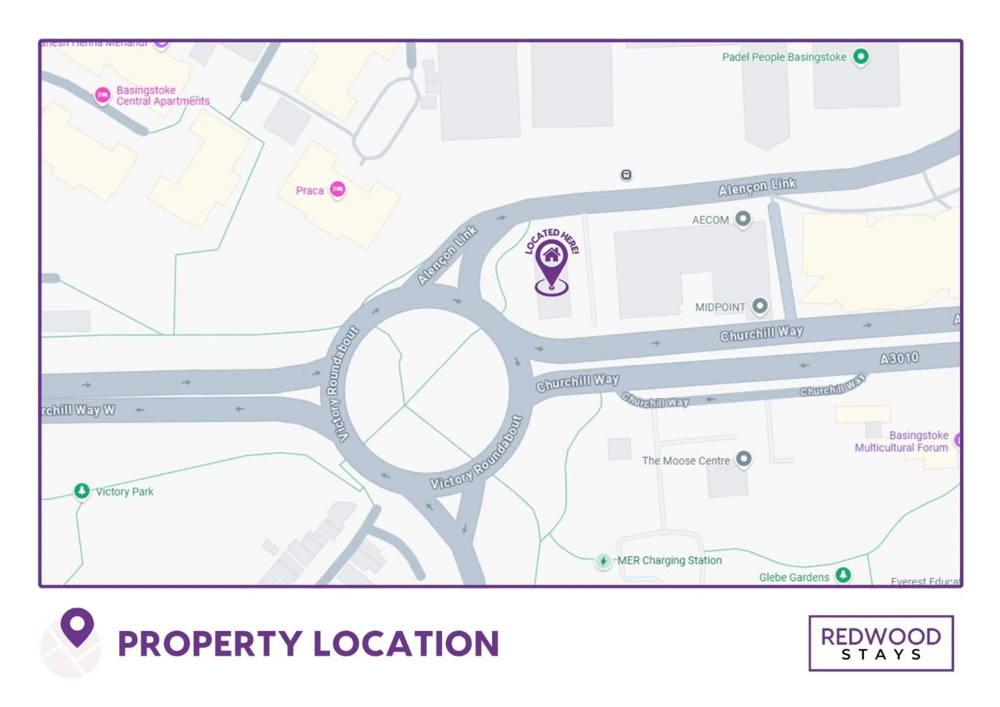 Location in Festival Place, Modern Town Center Apartment, Perfect for Contractors & Families, FREE Parking & WiFi by REDWOOD STAYS