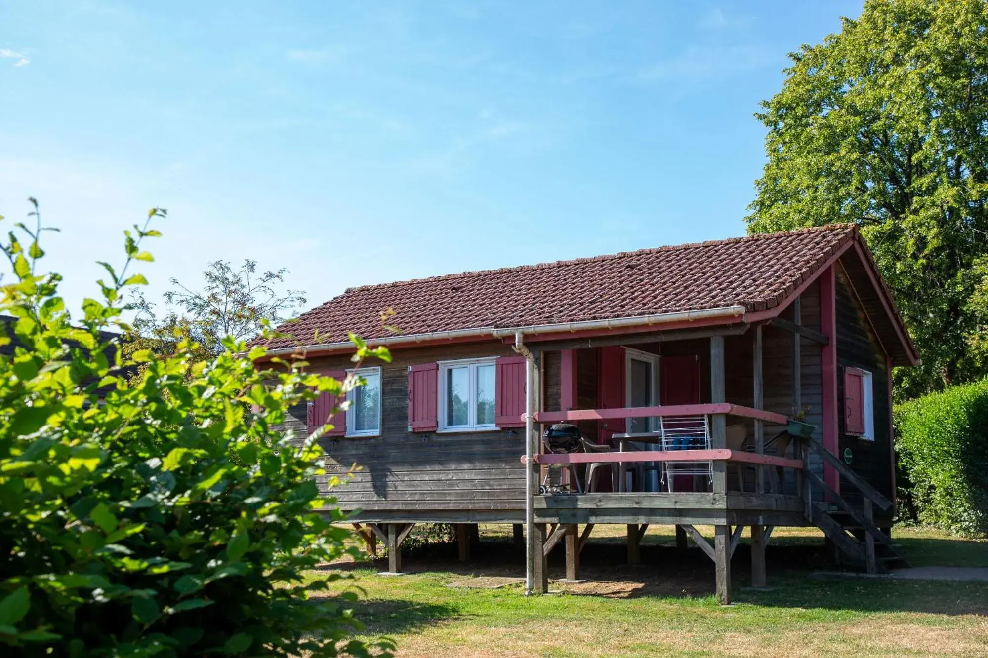 chalet confort 4/6 people in Camping de Saulieu chalet confort 4/6 people in Camping de Saulieu