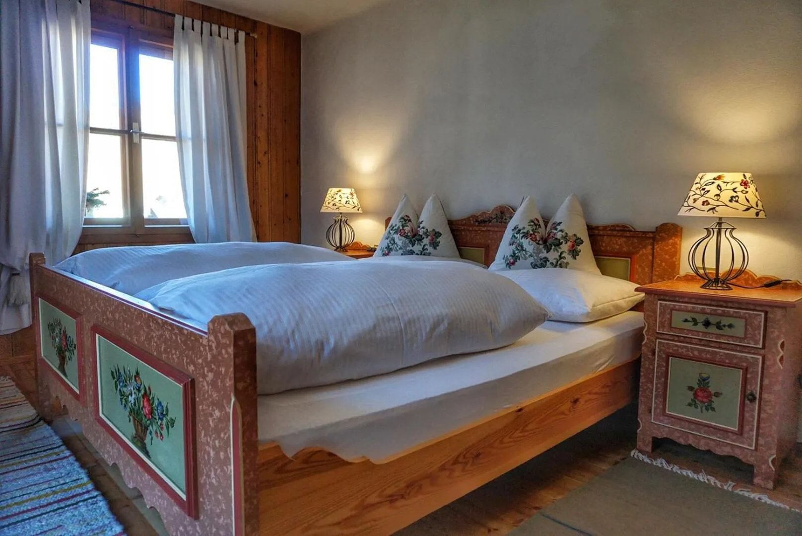 Bed in Hotel Schlosswirt