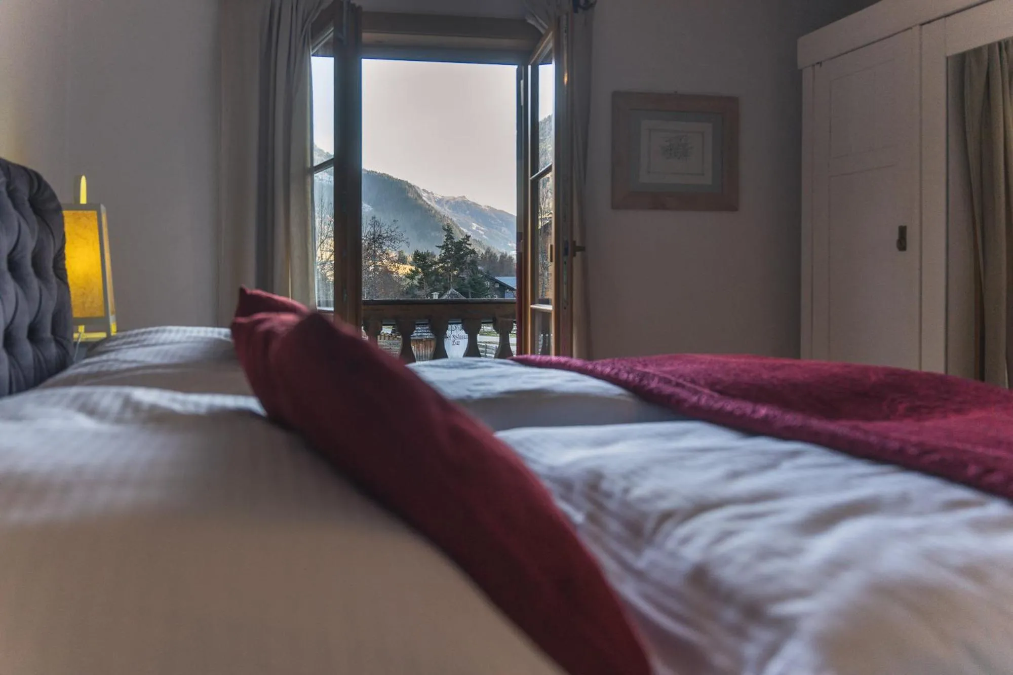 Bedroom, Bed in Hotel Schlosswirt