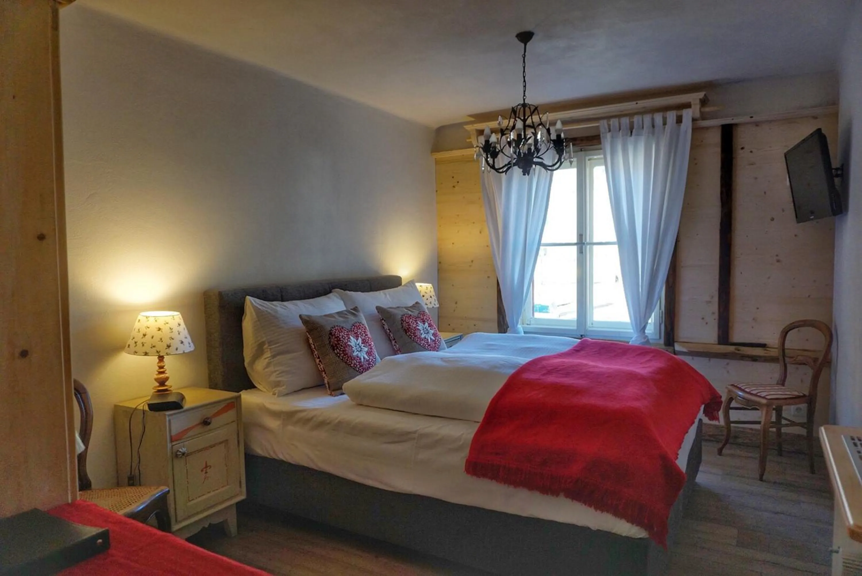 Bed in Hotel Schlosswirt