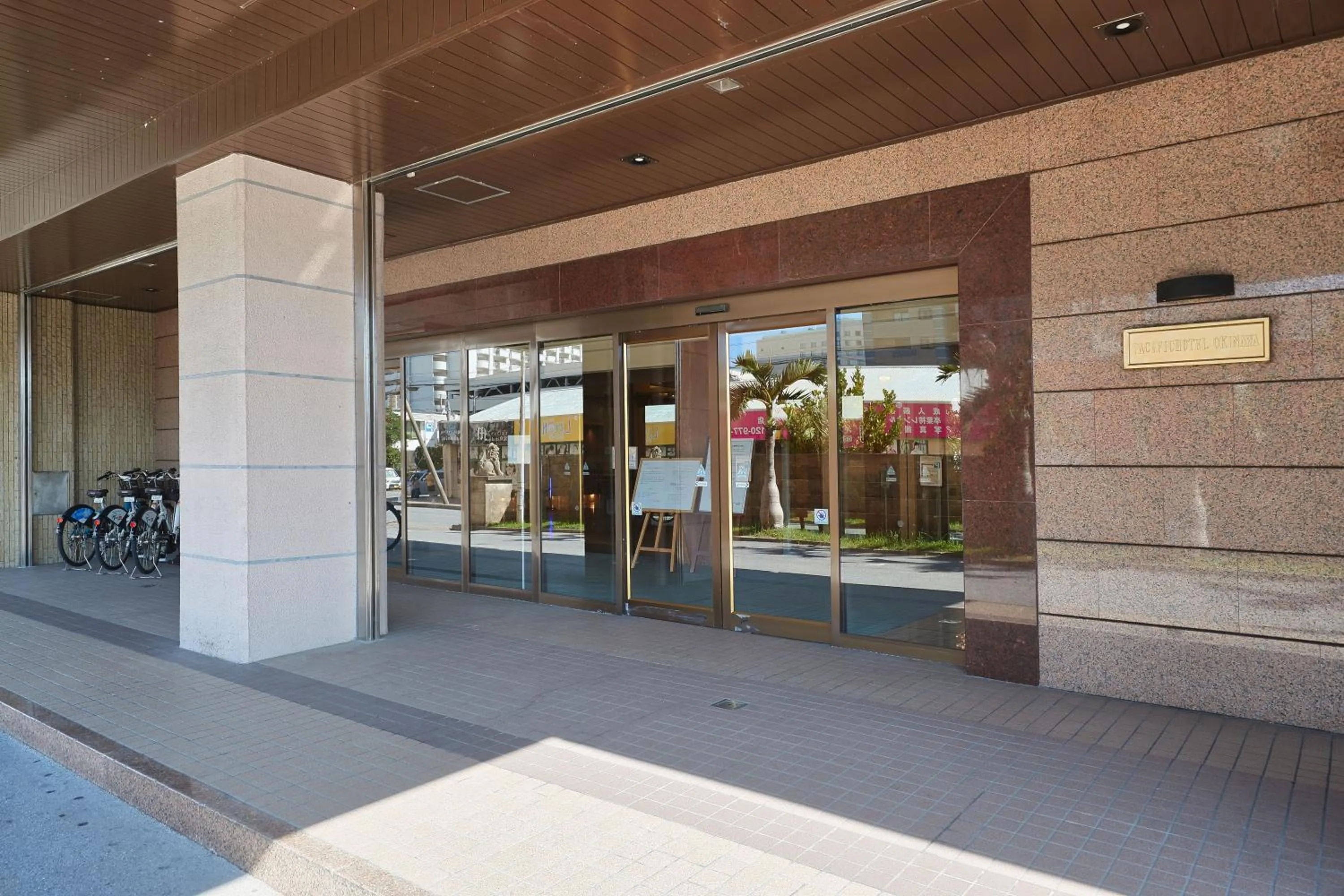 Facade/entrance in Pacific Hotel Okinawa