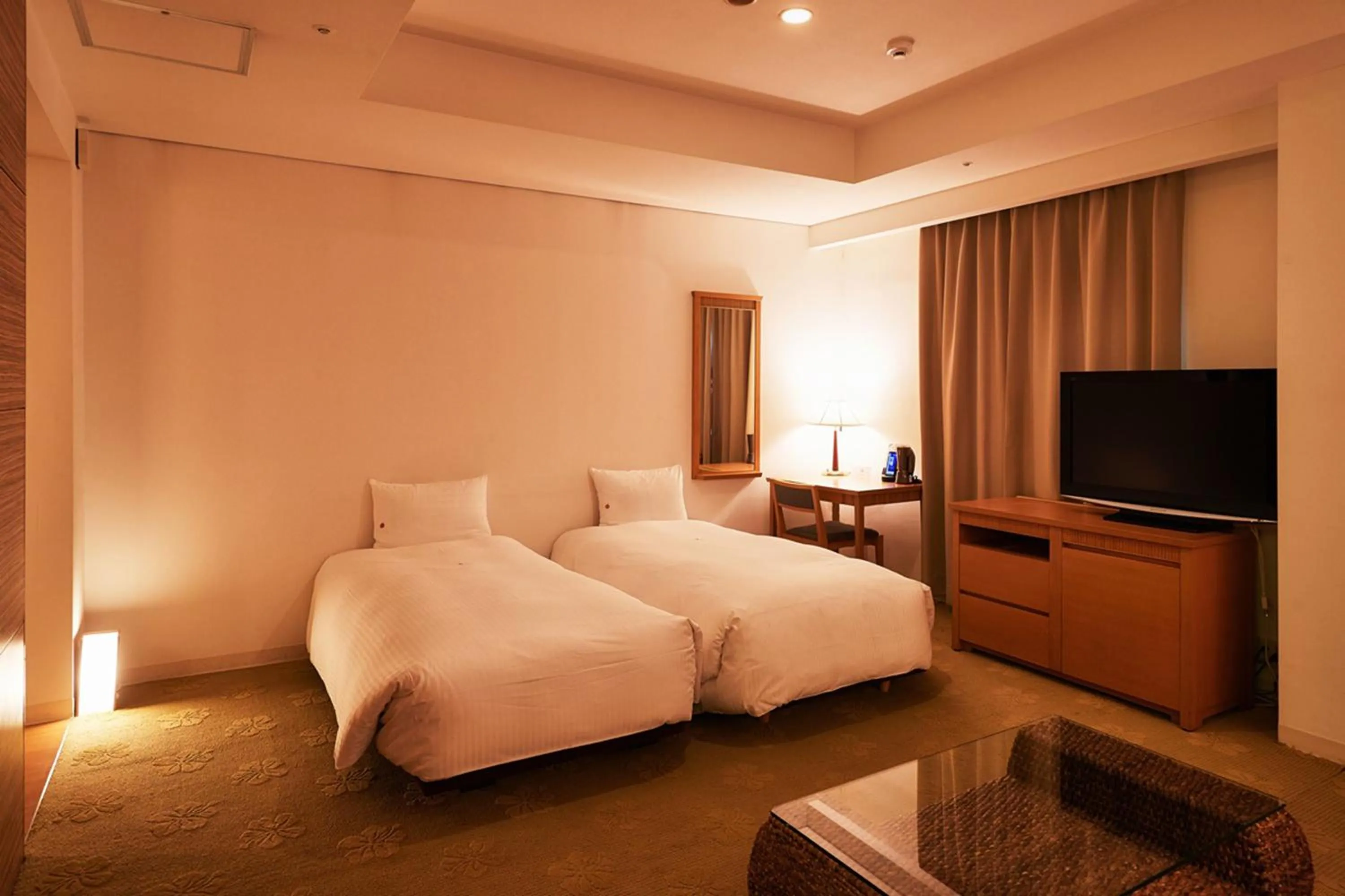 Photo of the whole room, Bed in Pacific Hotel Okinawa