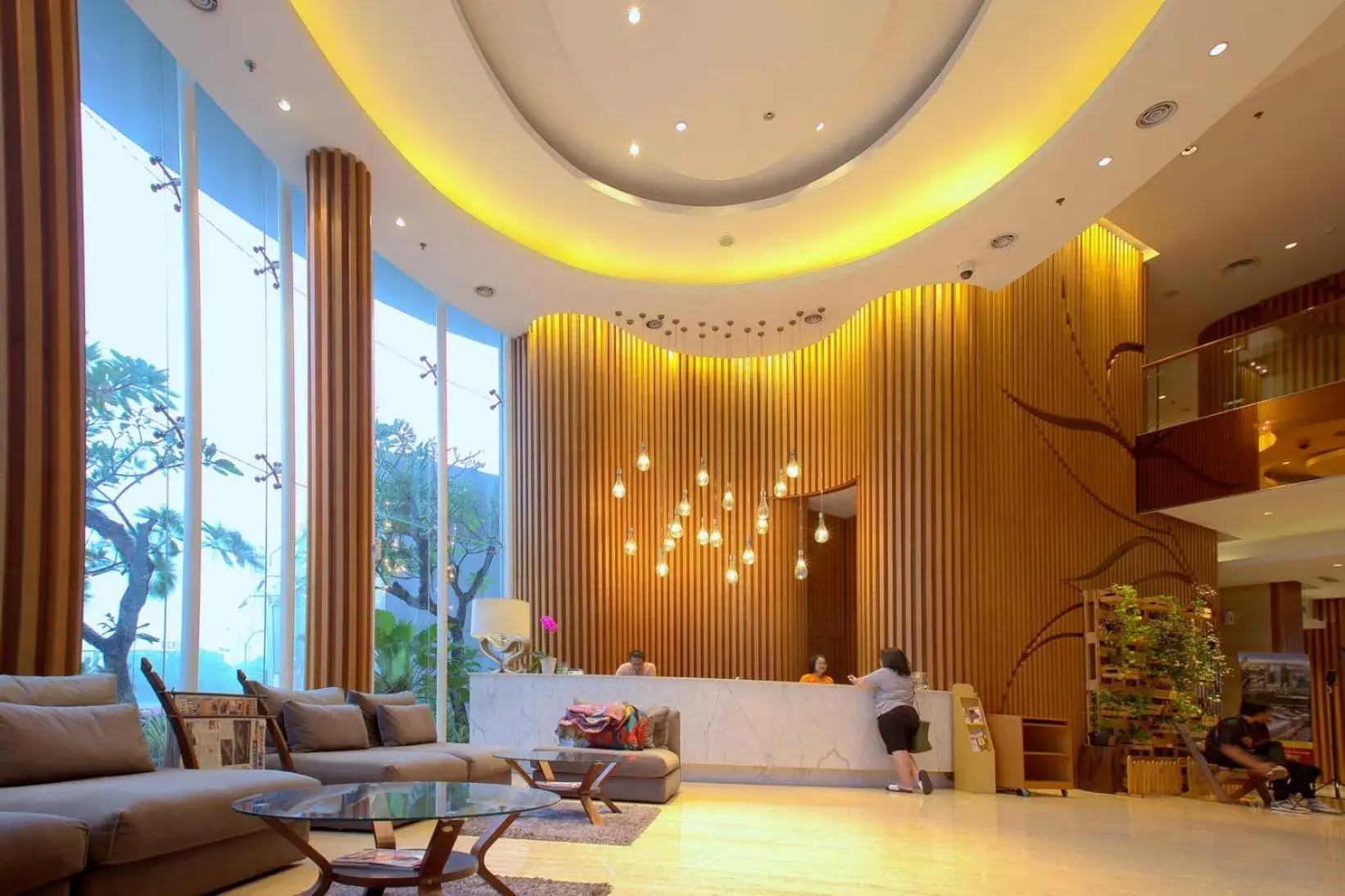 Lobby or reception in Soll Marina Hotel Serpong Lobby or reception in Soll Marina Hotel Serpong