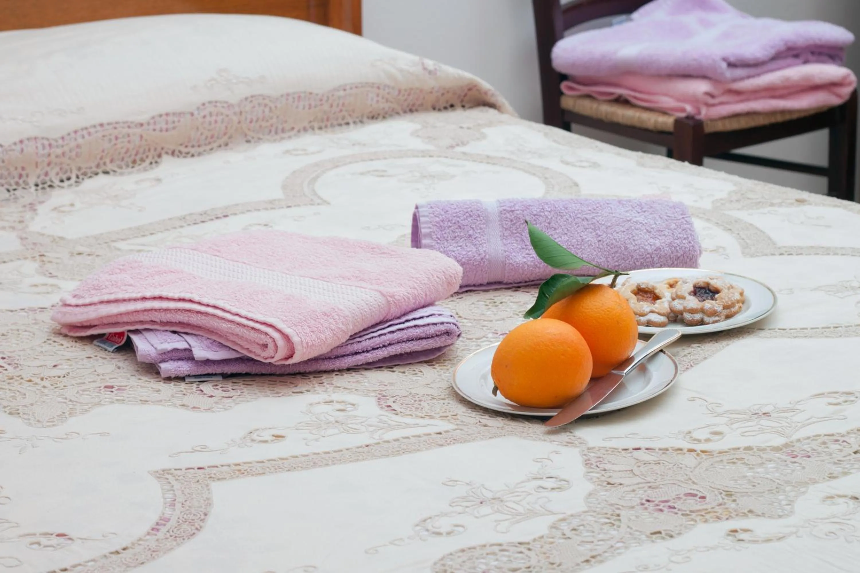 Decorative detail, Bed in Il Vecchioliveto di Ornella