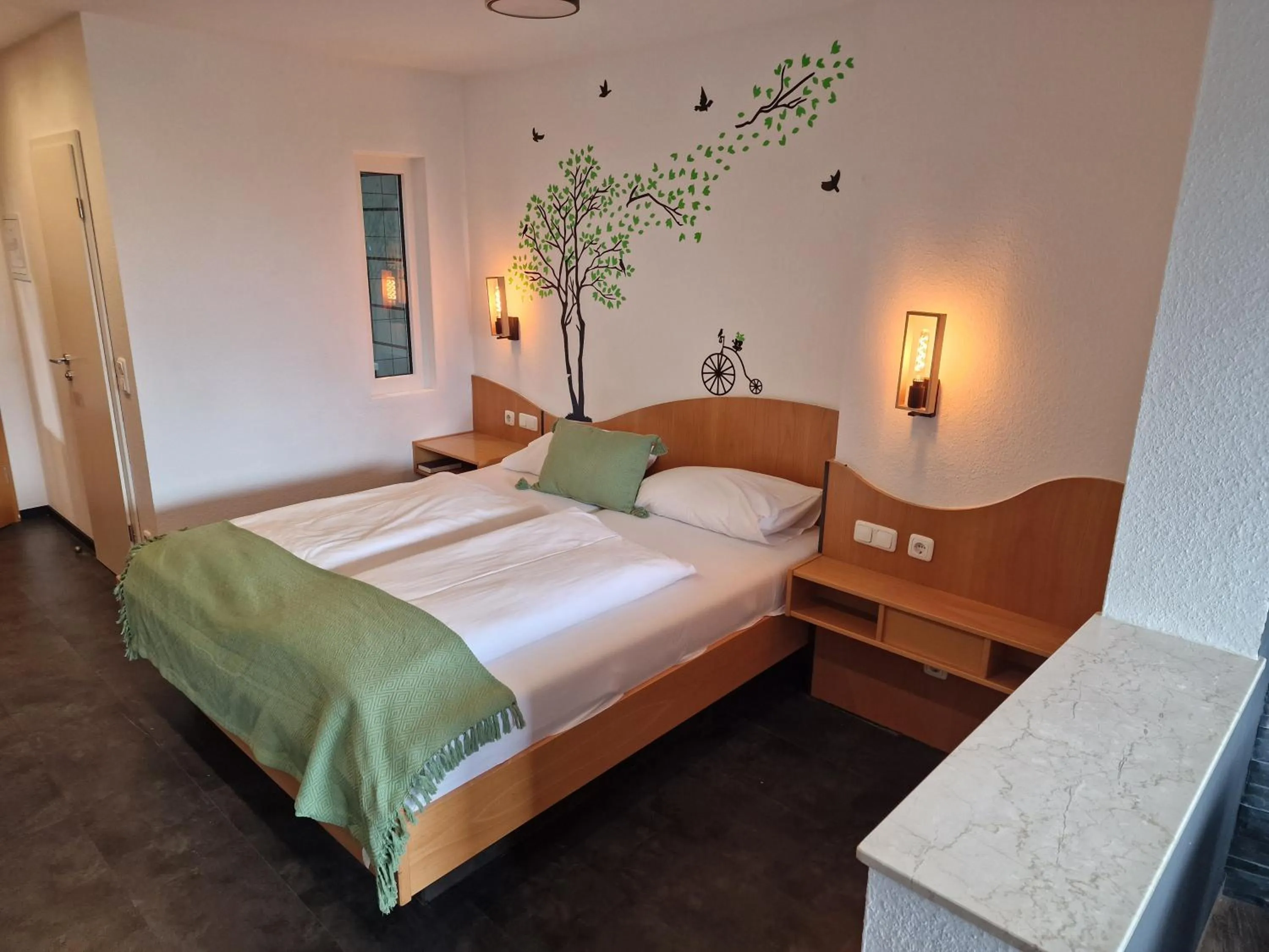 Photo of the whole room, Bed in Berghotel Kristall