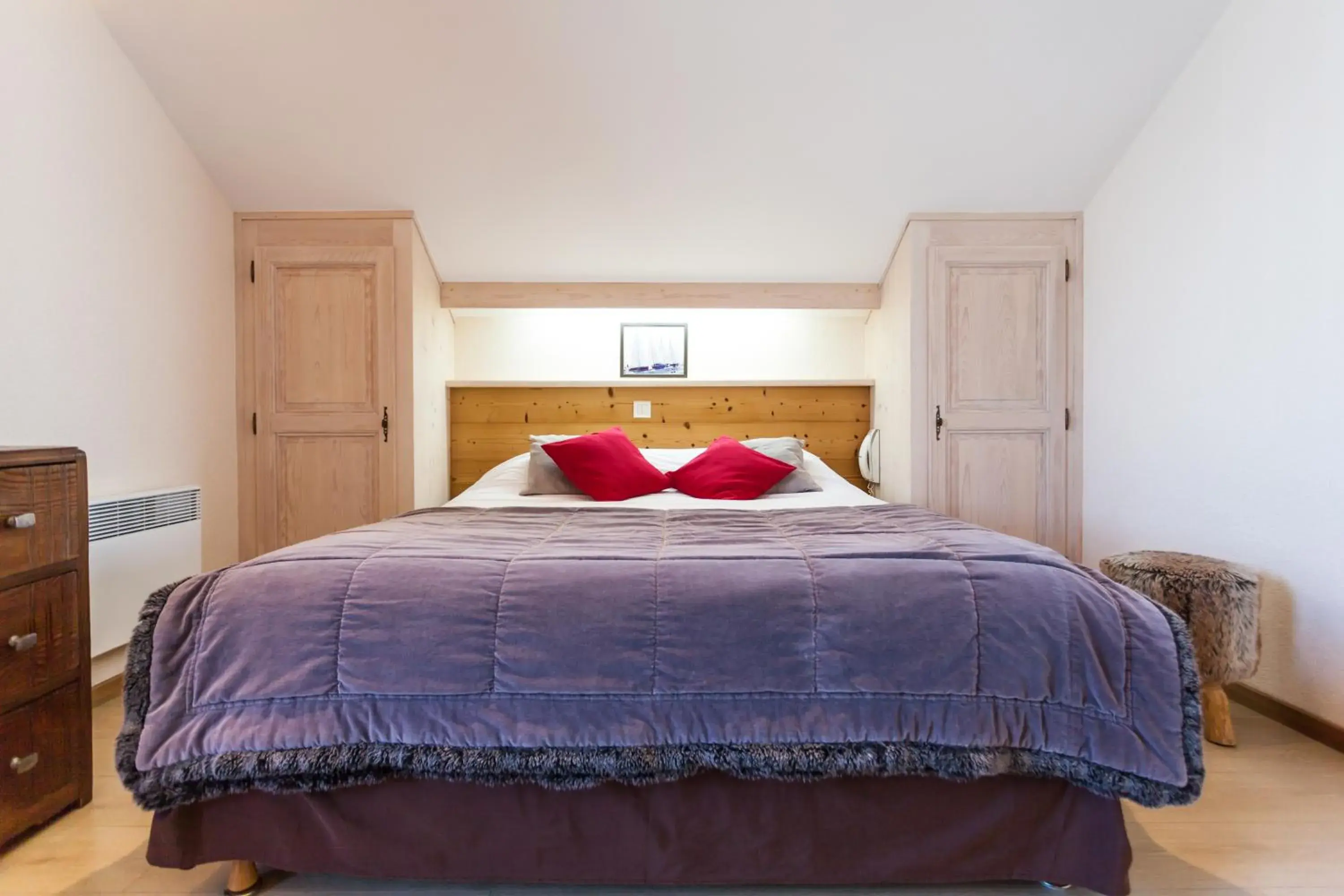 Bed in Hôtel De La Plage Bed in Hôtel De La Plage