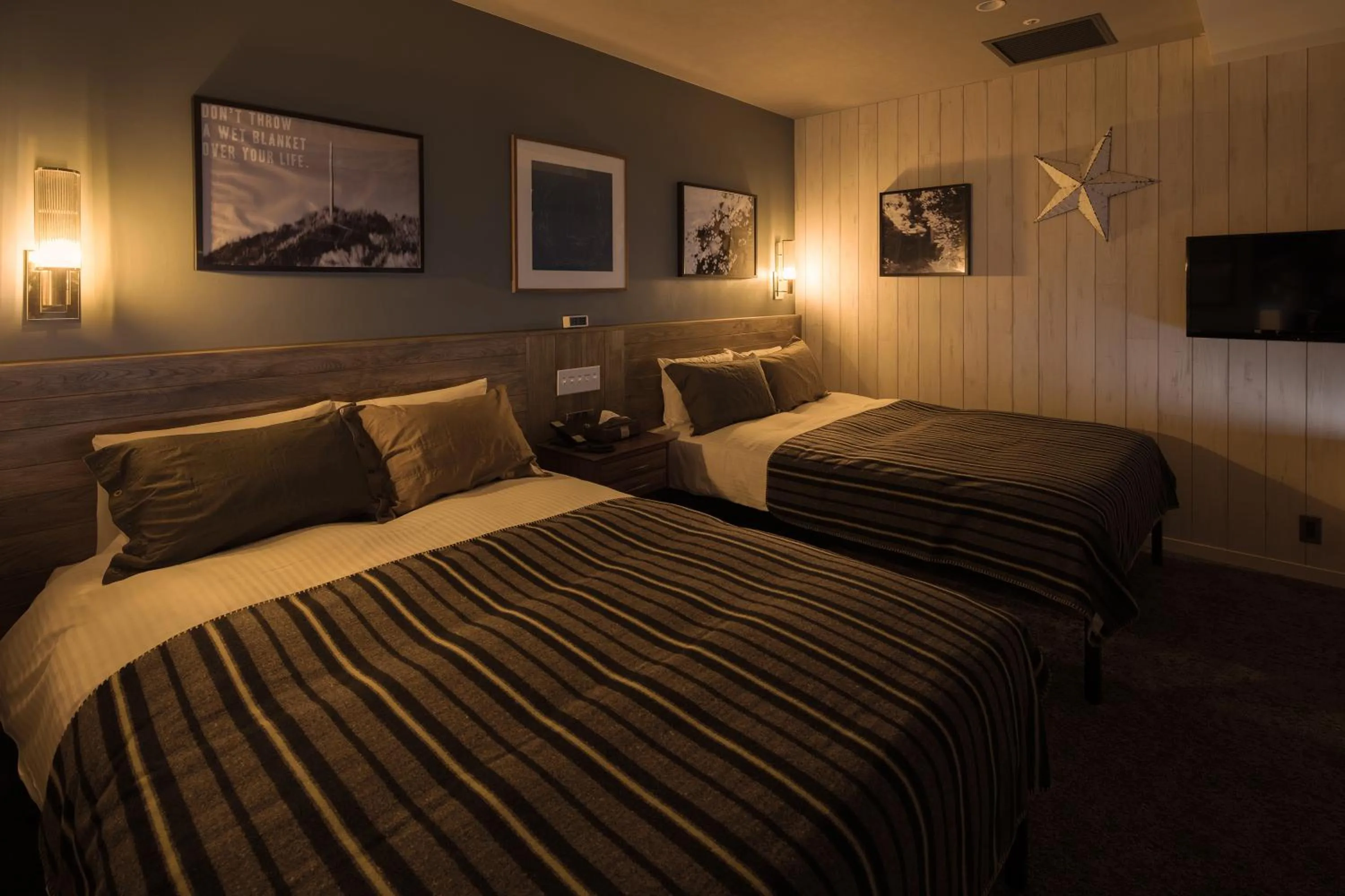 Bedroom, Bed in Hotel The Knot Yokohama