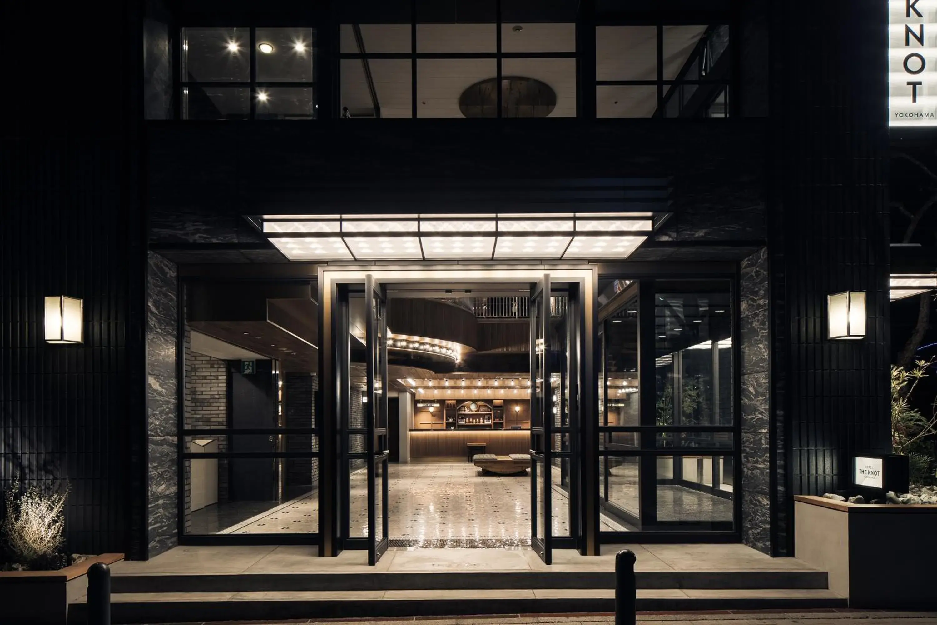 Facade/entrance in Hotel The Knot Yokohama Facade/entrance in Hotel The Knot Yokohama