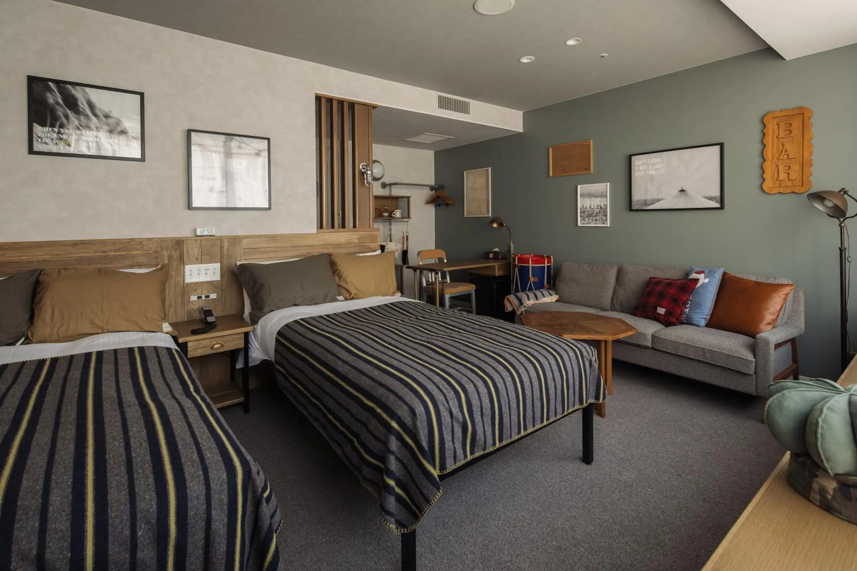 Photo of the whole room, Bed in Hotel The Knot Yokohama Photo of the whole room, Bed in Hotel The Knot Yokohama