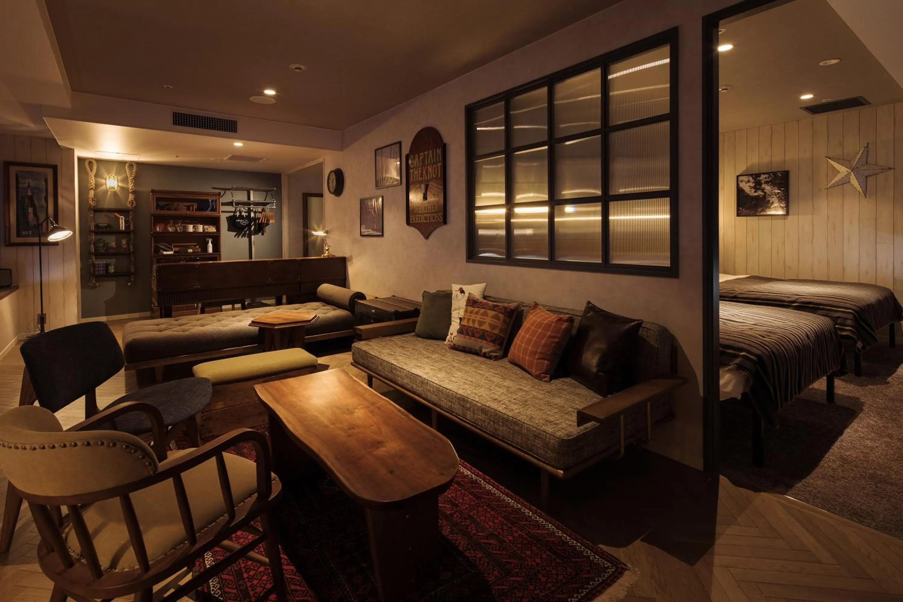 Photo of the whole room, Bed in Hotel The Knot Yokohama