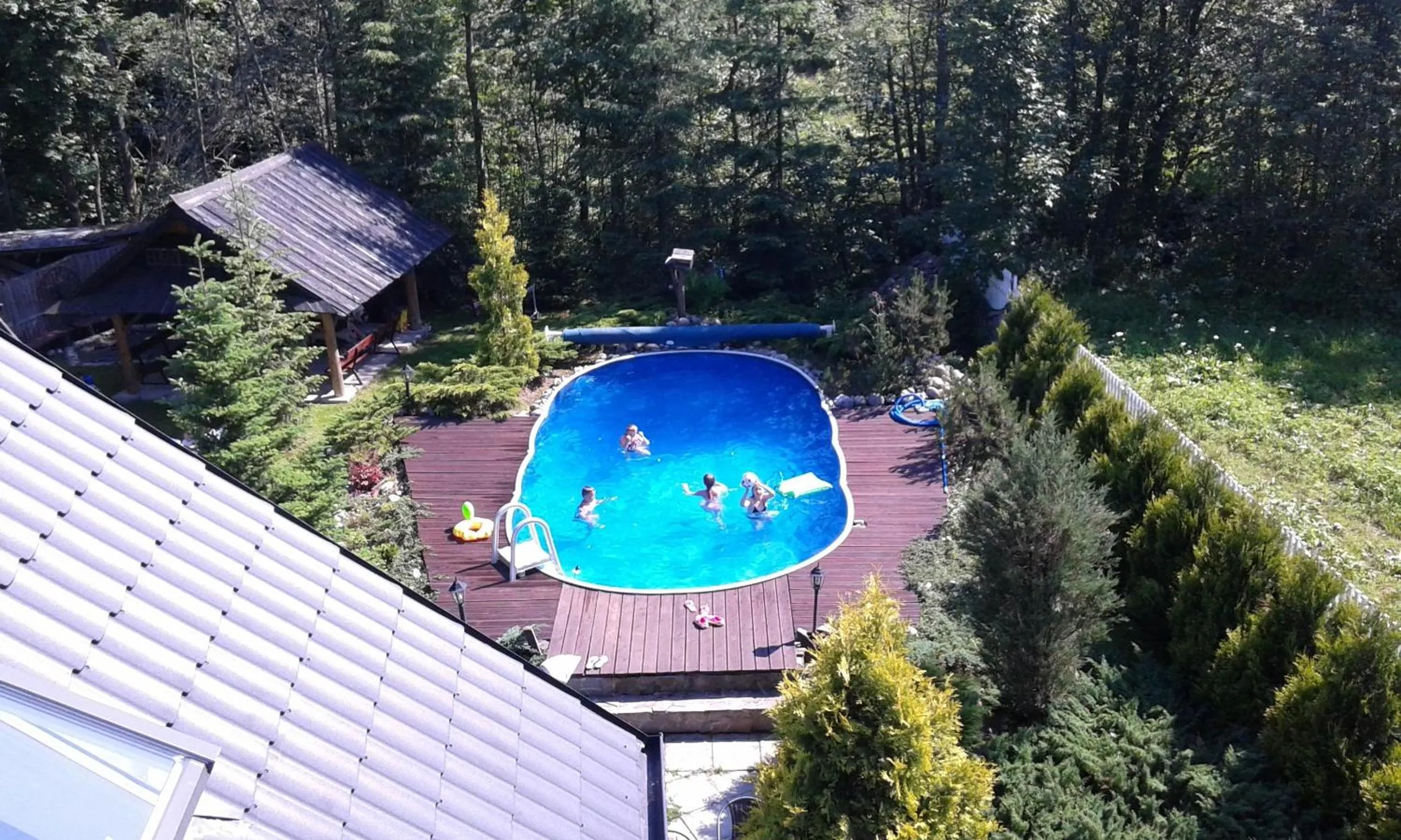 Pool view in Willa Limba