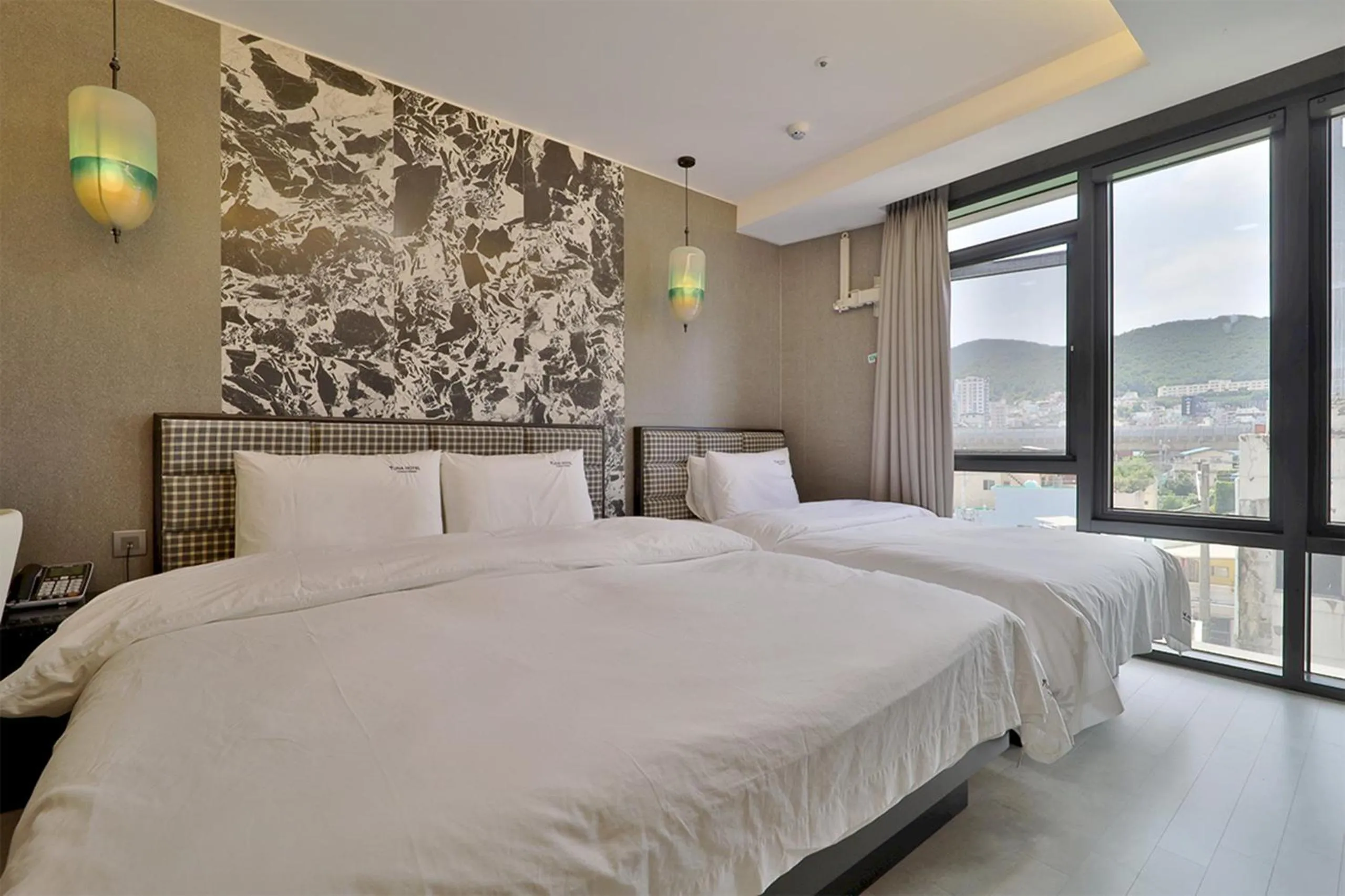 Bed in HOTEL YUNA Business