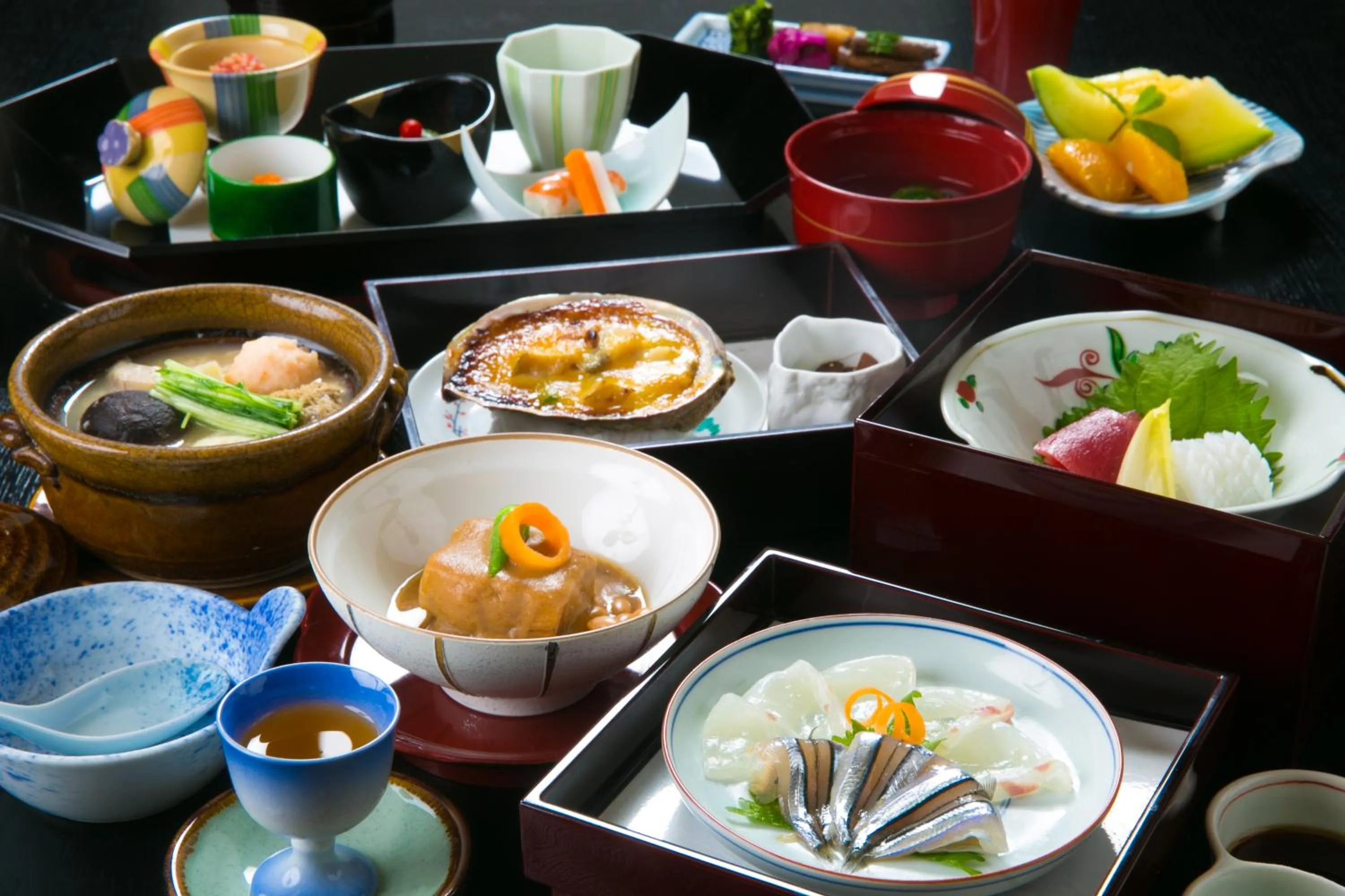 Dinner in Ibusuki Syusui-en