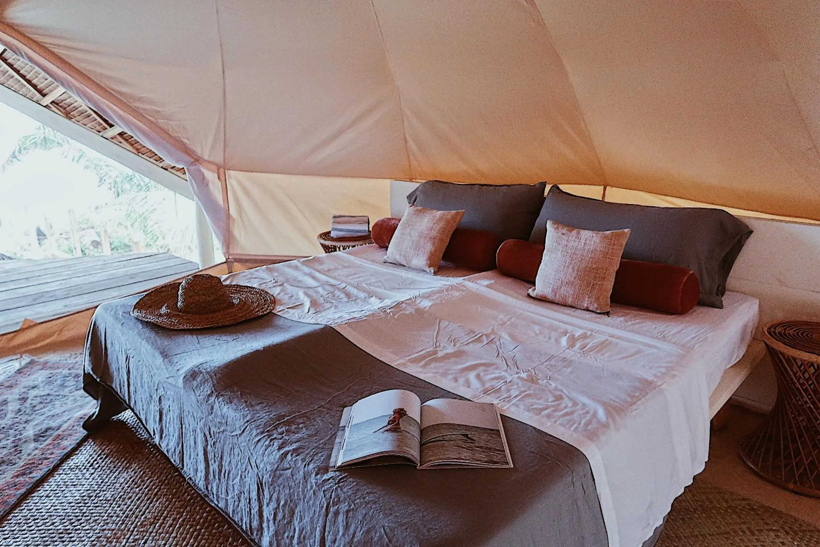 Bed in Punta Punta Surf Retreat