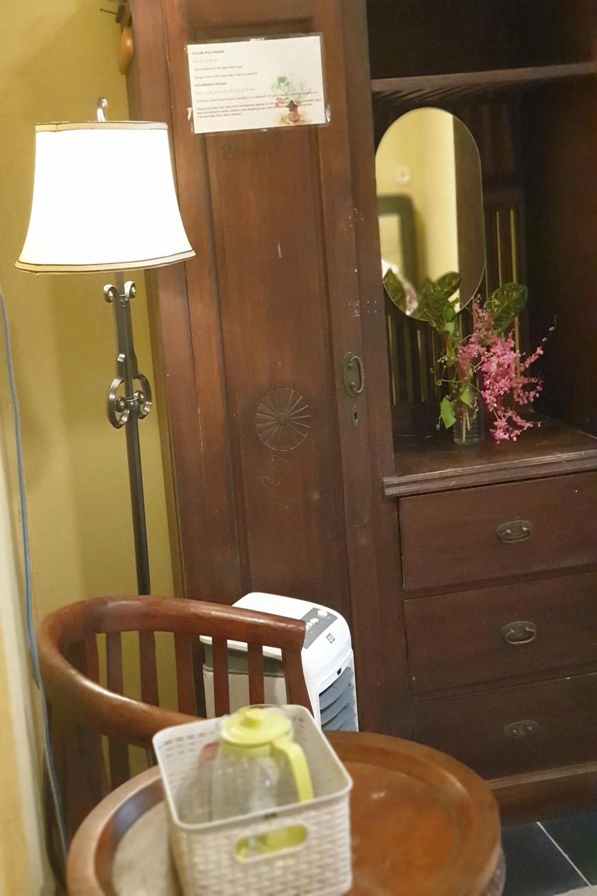 Decorative detail in NILA HOUSE, Sharia Family Home Stay