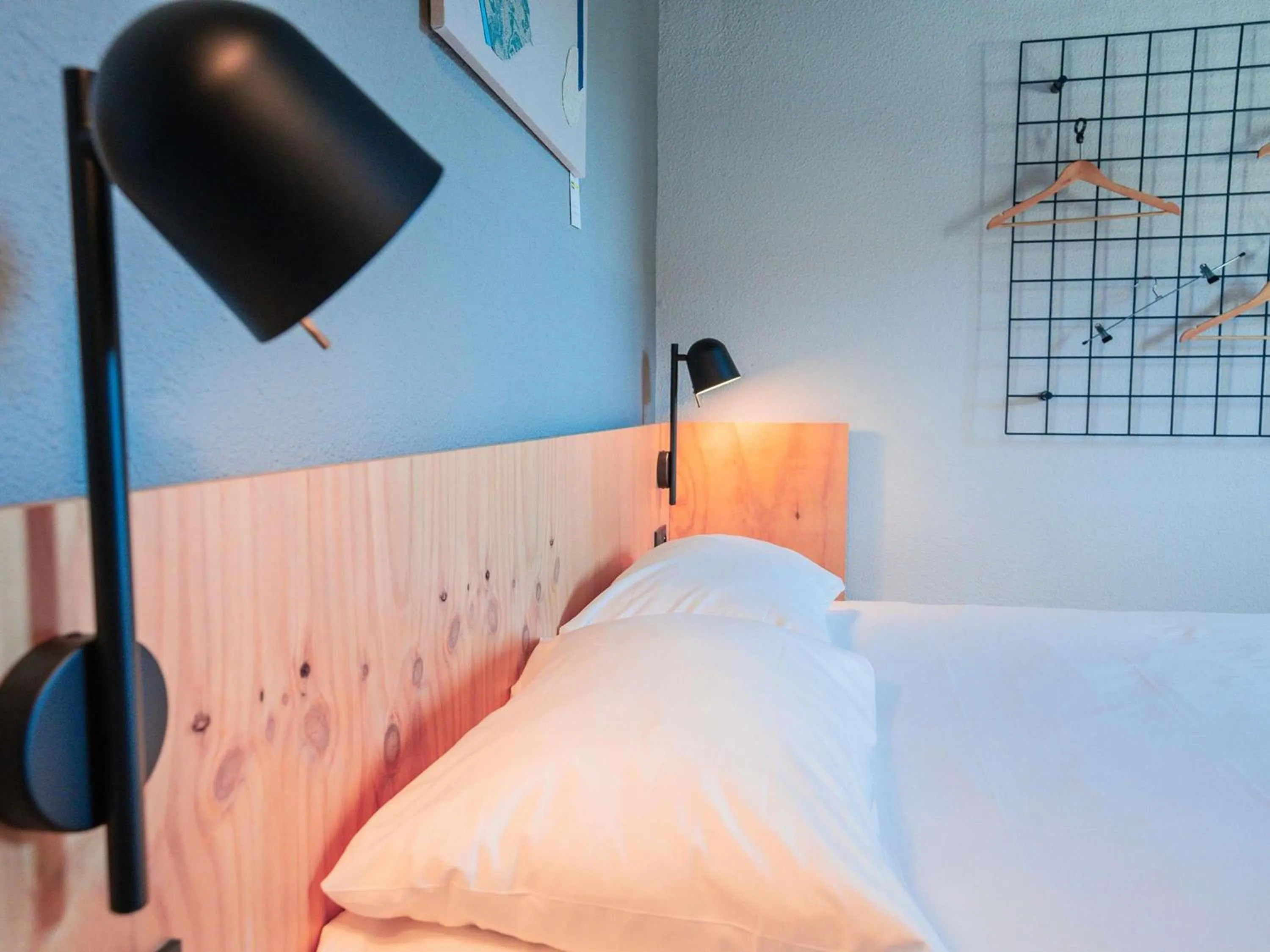 Bedroom, Bed in Greet hôtel Montpellier Aéroport Parc des Expos