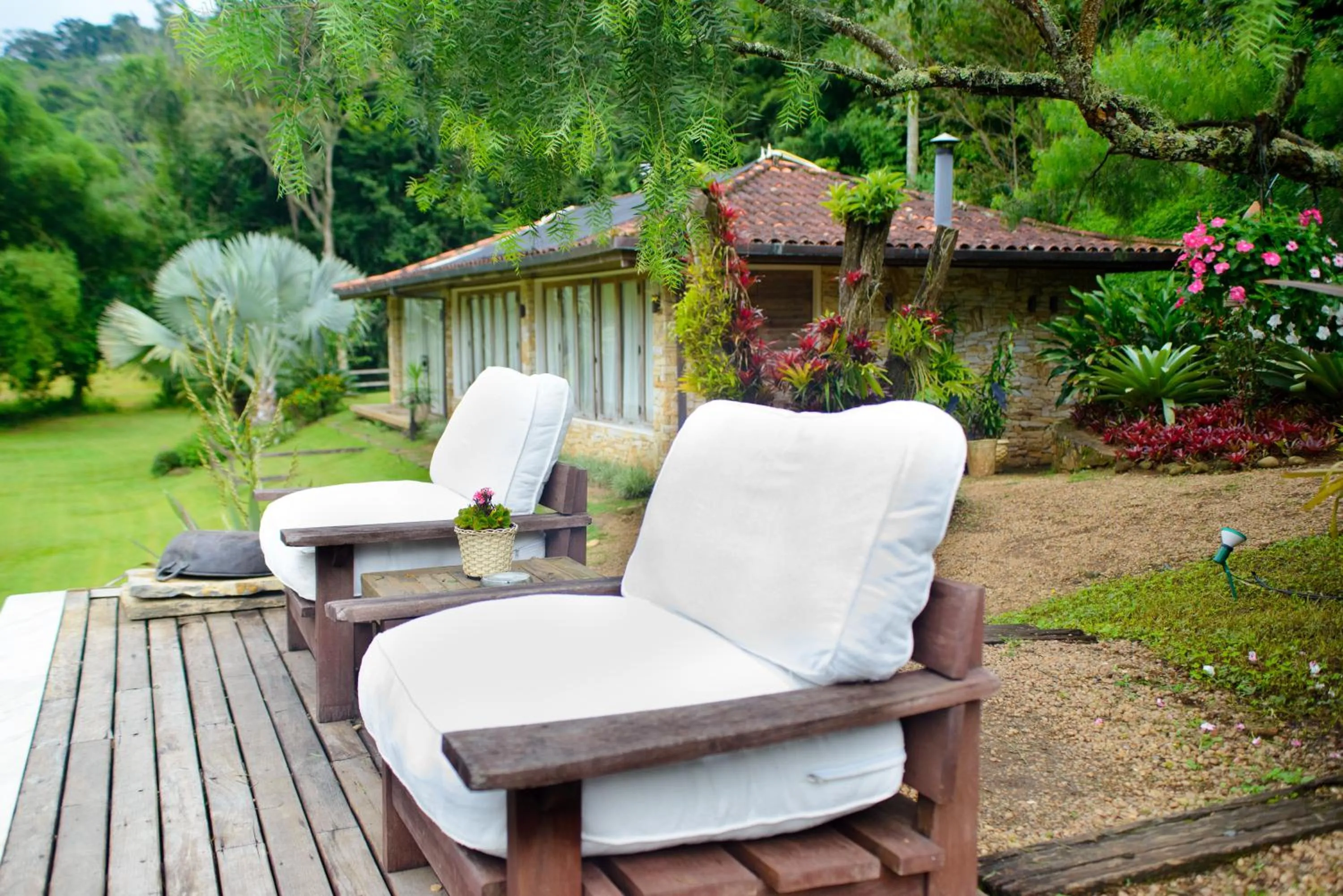 sunbed in Pousada Boutique Itaipava