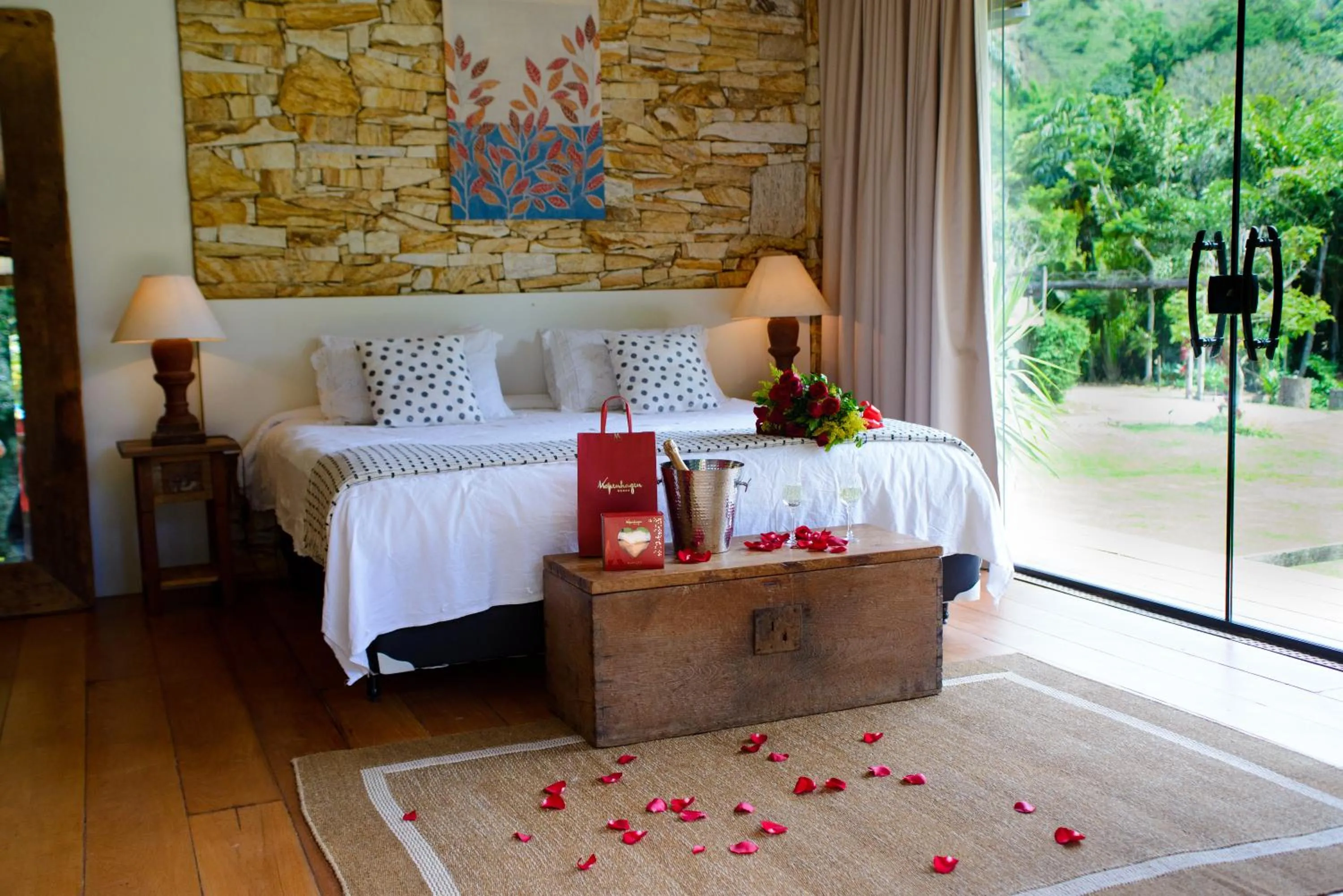 Bedroom, Bed in Pousada Boutique Itaipava