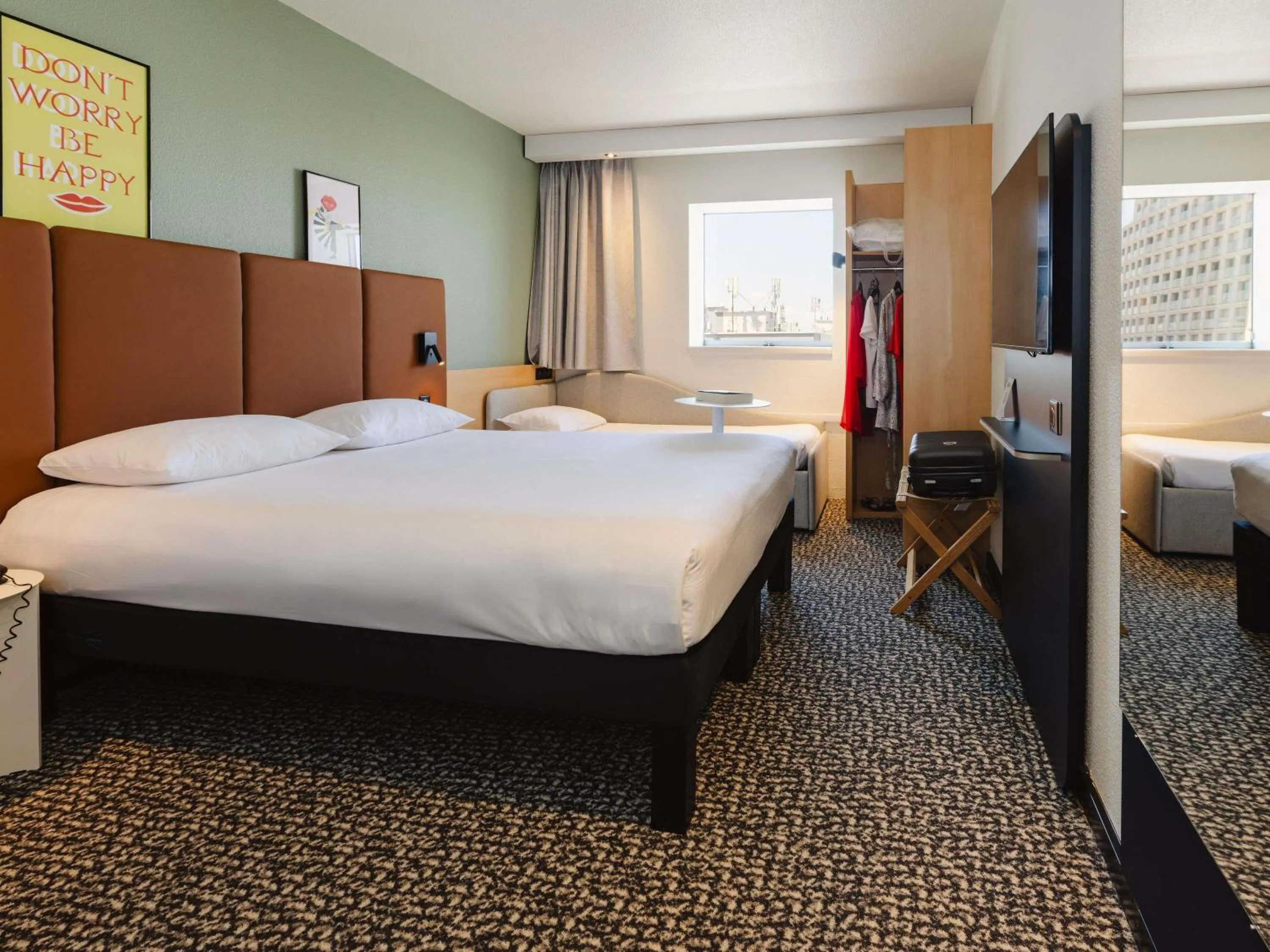 Bedroom, Bed in Hotel ibis Rennes Centre Gare Sud