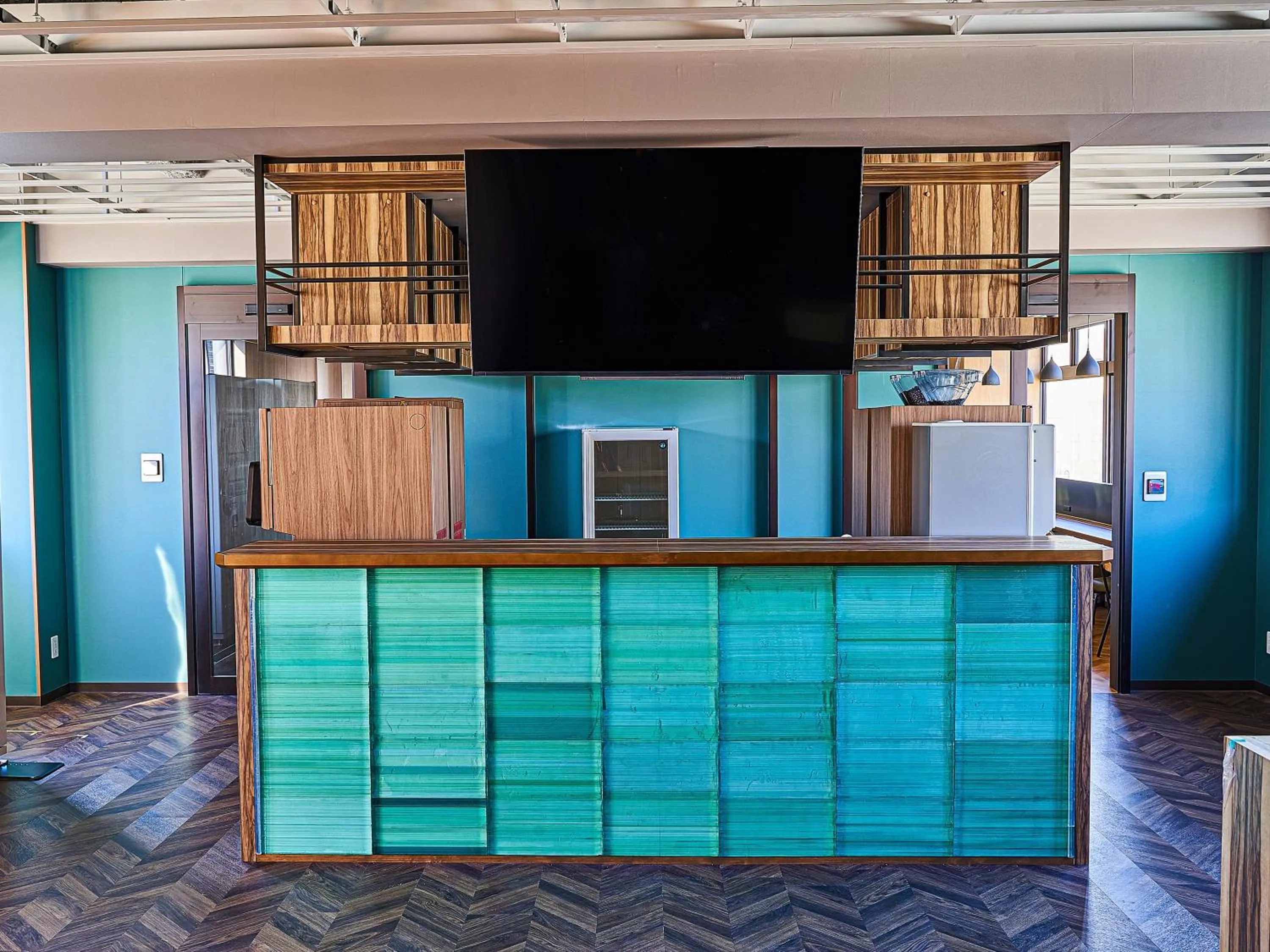 Communal lounge/ TV room in Anshin Oyado Woman&Man Nagoya Sakae