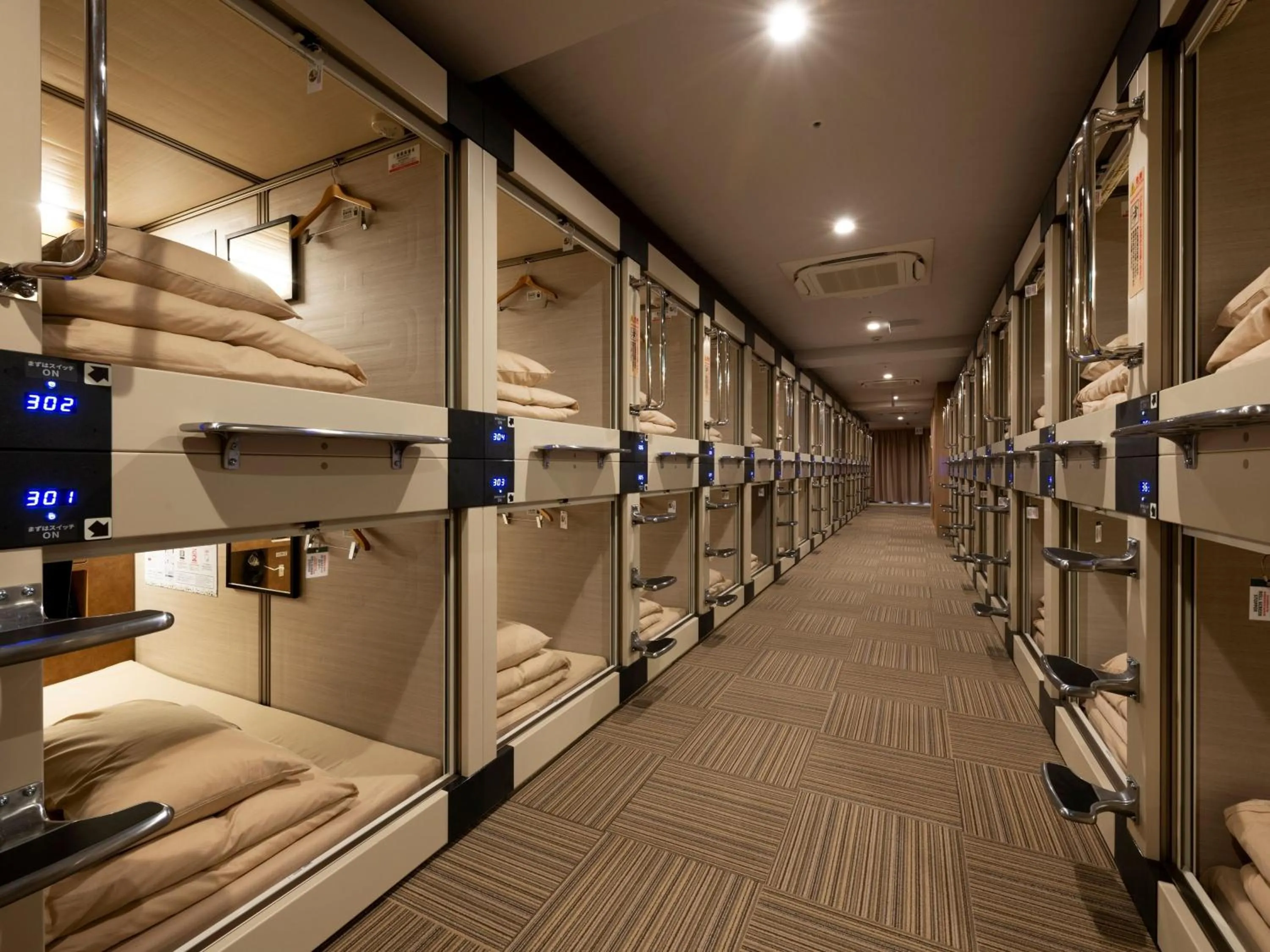 Photo of the whole room, Bed in Anshin Oyado Woman&Man Nagoya Sakae