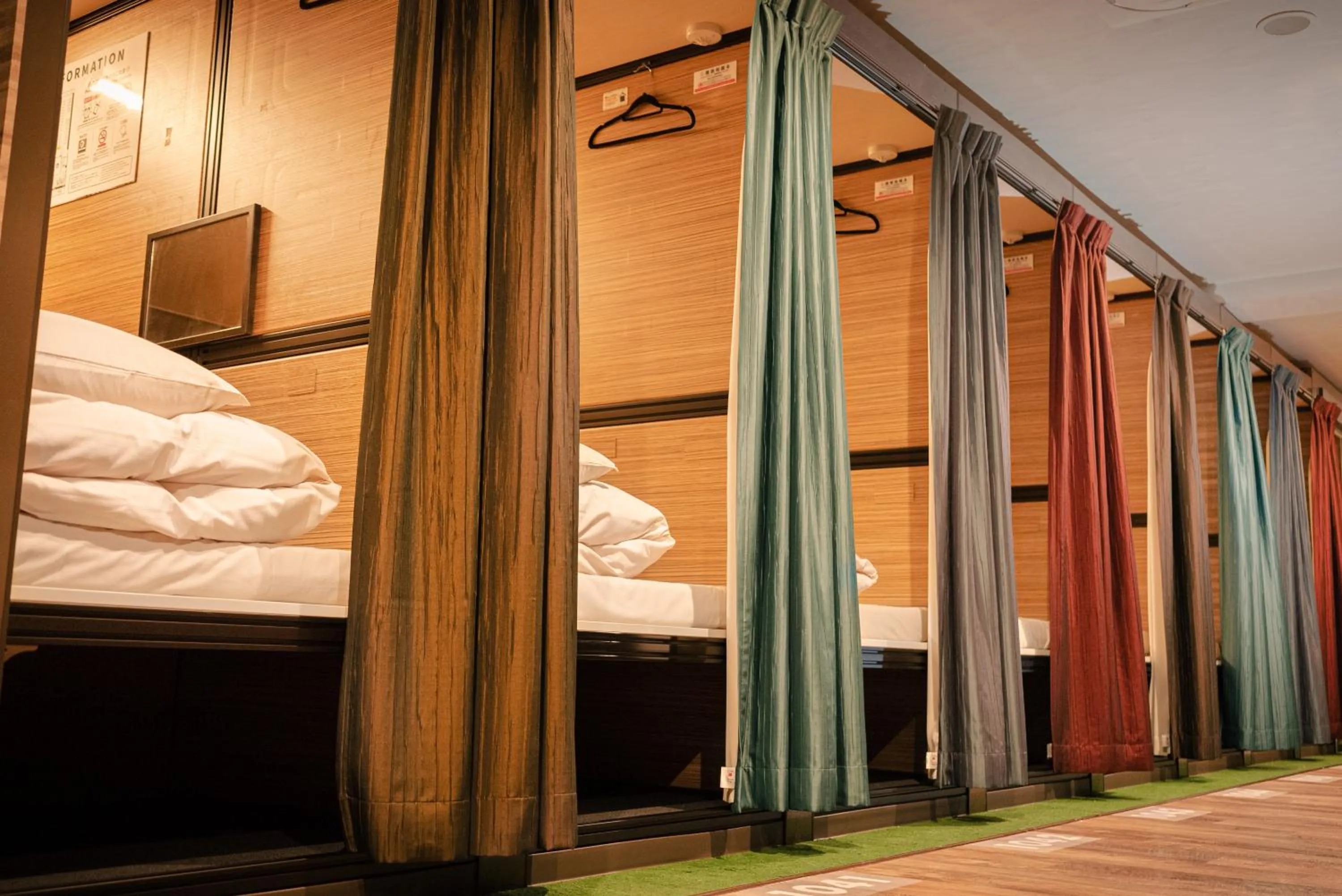 Photo of the whole room, Bed in Anshin Oyado Woman&Man Nagoya Sakae