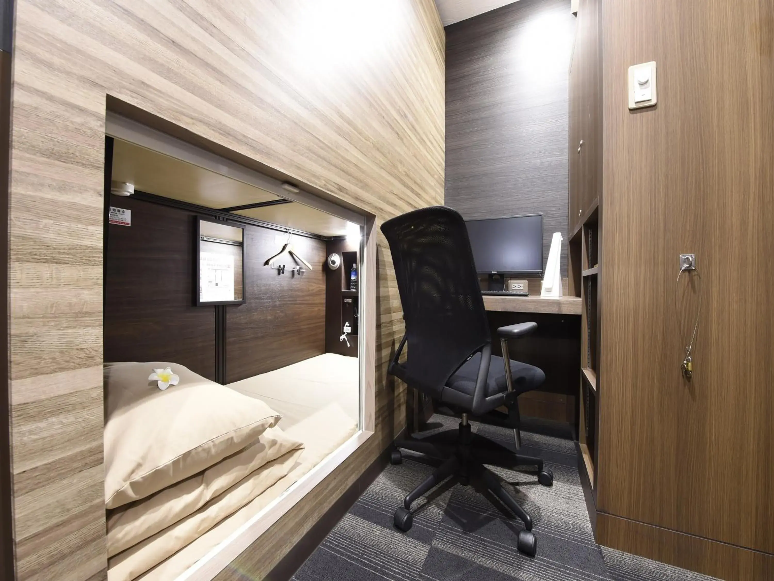 Photo of the whole room, Bed in Anshin Oyado Nagoya Photo of the whole room, Bed in Anshin Oyado Nagoya