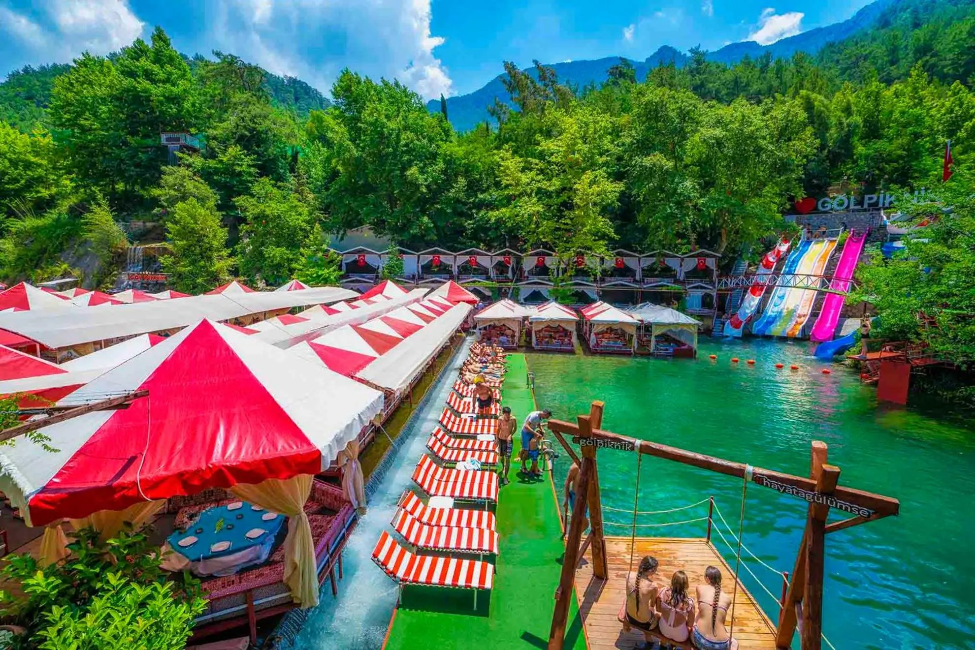 Pool view in Kleopatra Life Hotel