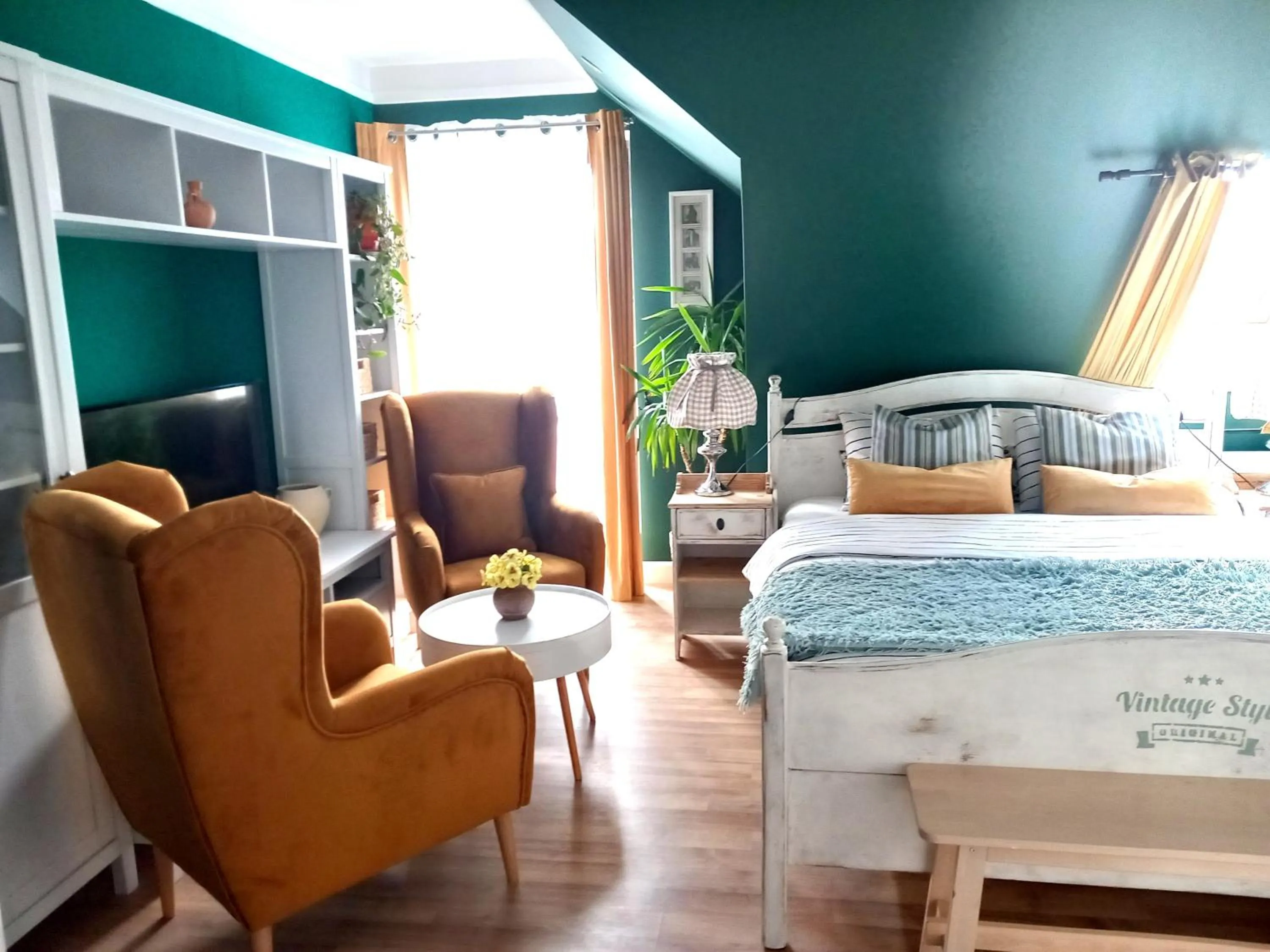 Bedroom, Bed in Dom z Sauną i Jacuzzi- na wyłączność lub pokoje