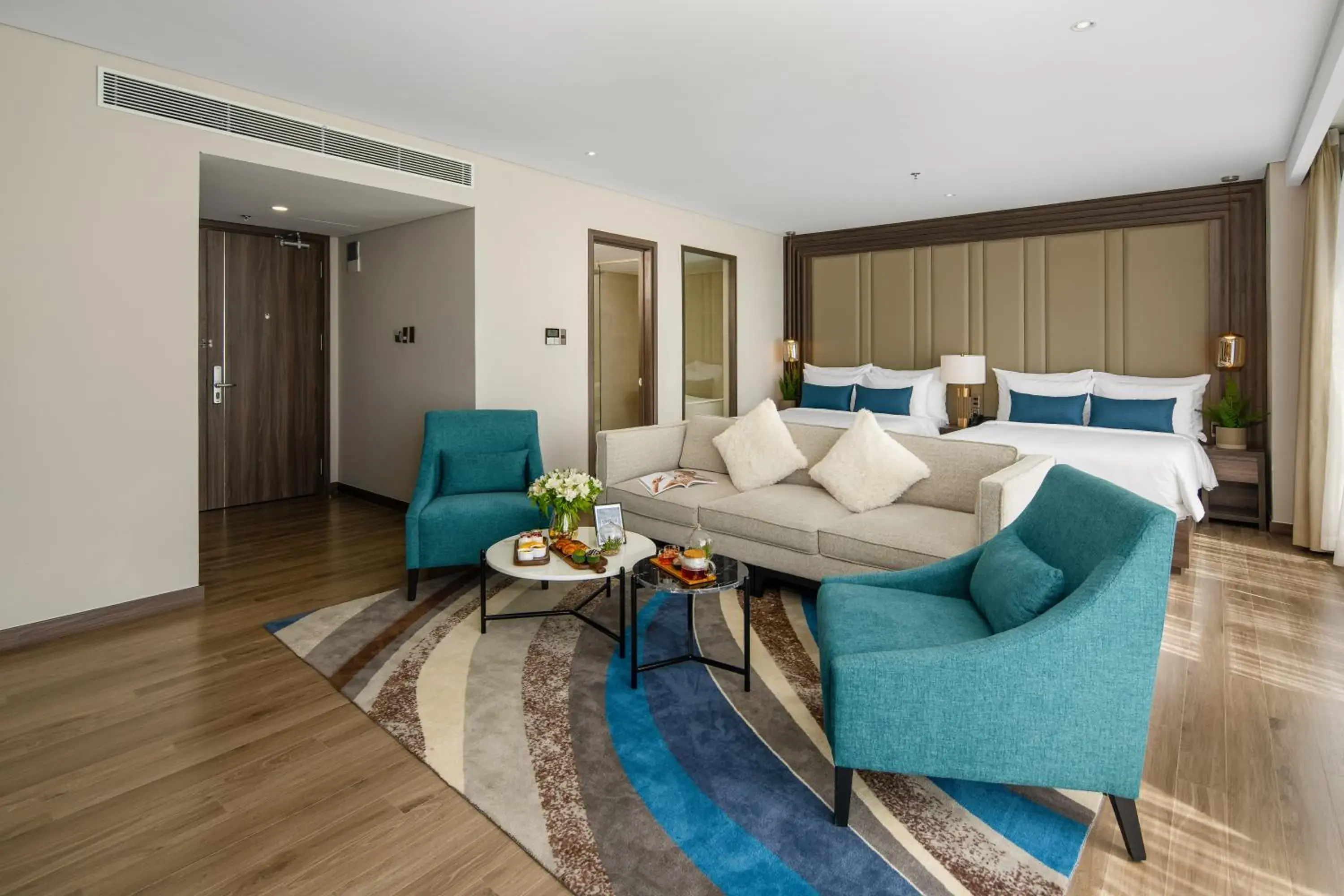 Living room, Bed in Minh Toan SAFI Ocean Hotel Living room, Bed in Minh Toan SAFI Ocean Hotel